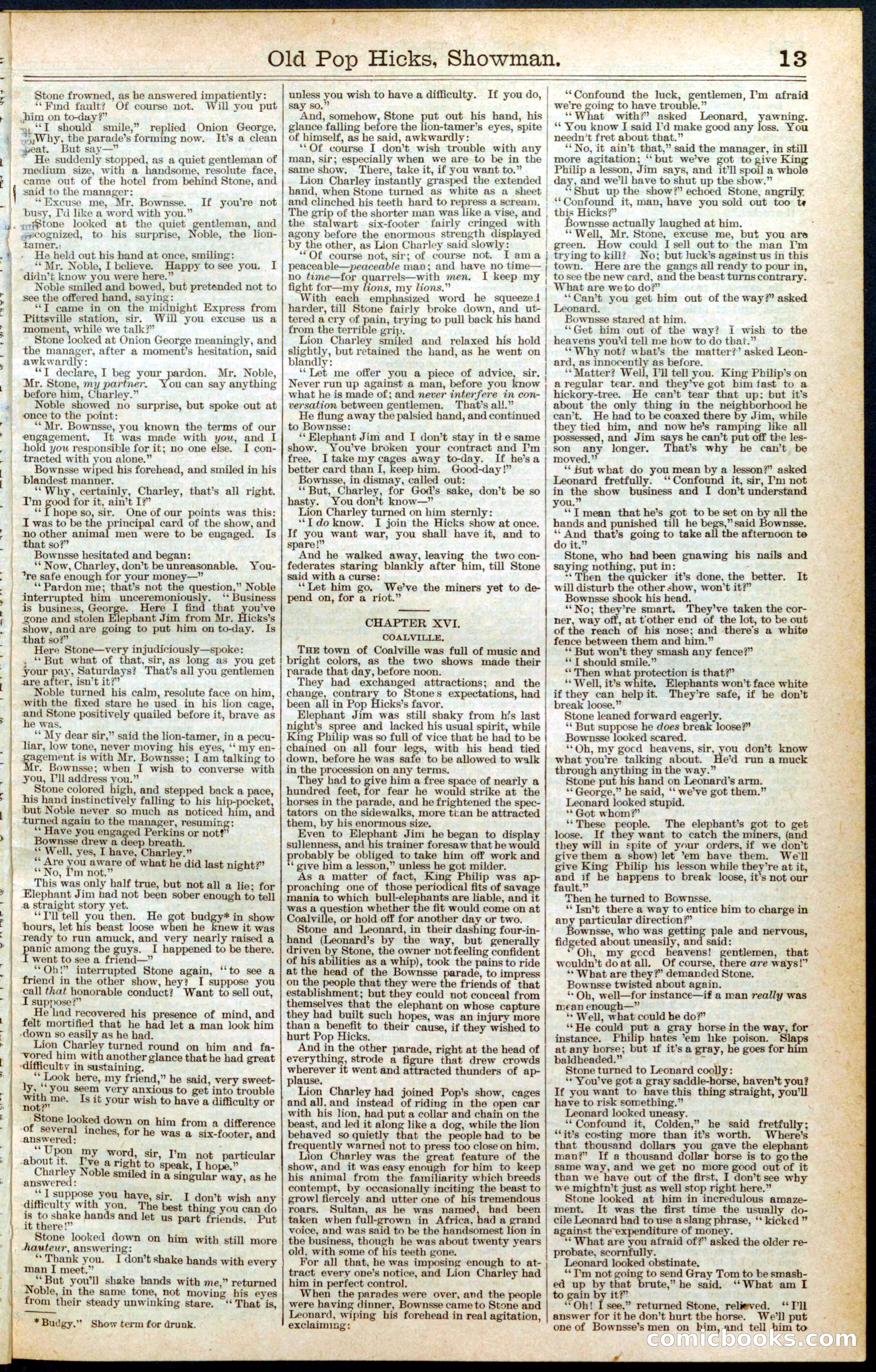 Beadle's Dime Library, No. 406 — page 13 of 32