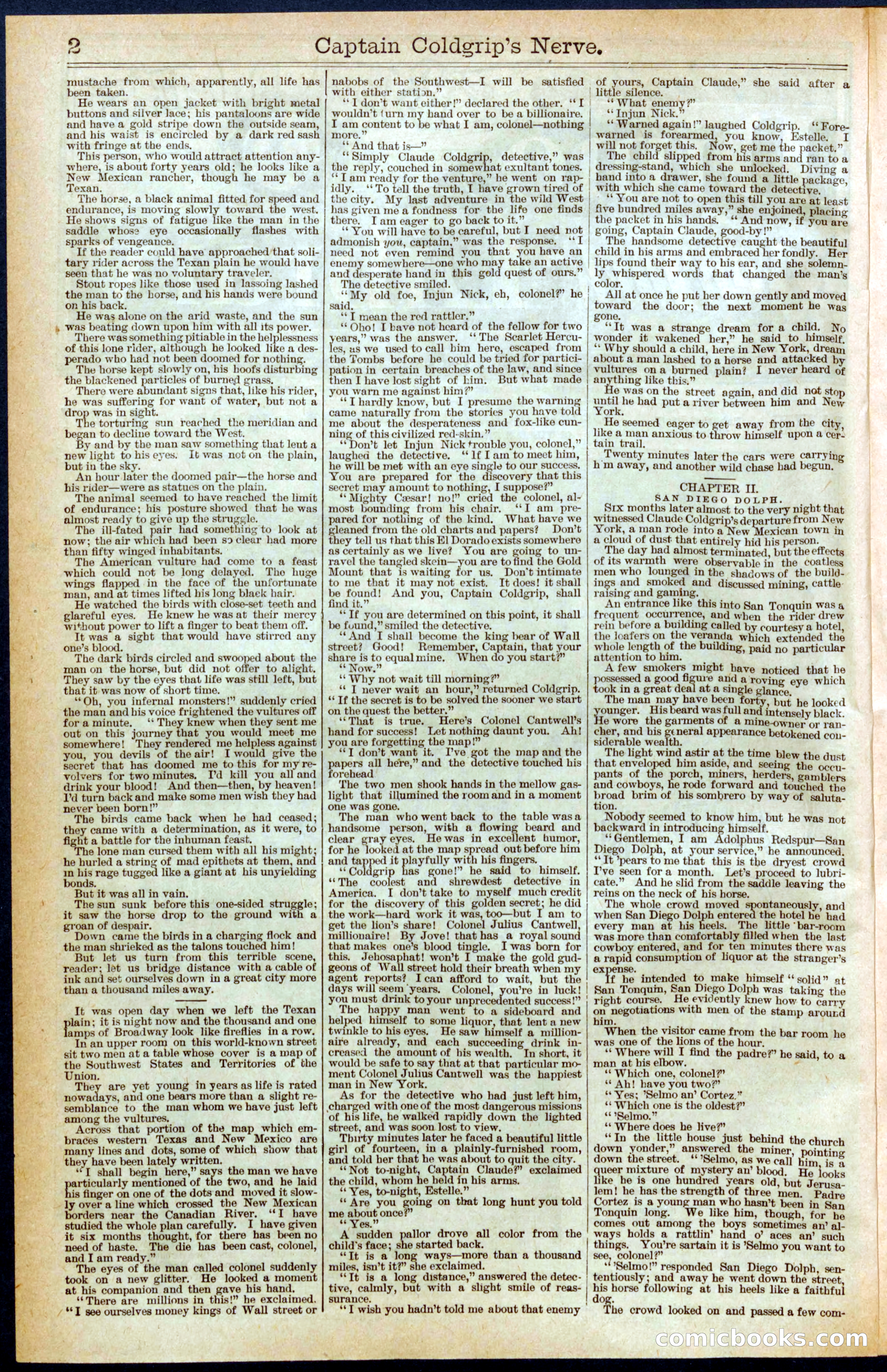 Beadle's Dime Library No. 407 — page 2 of 32