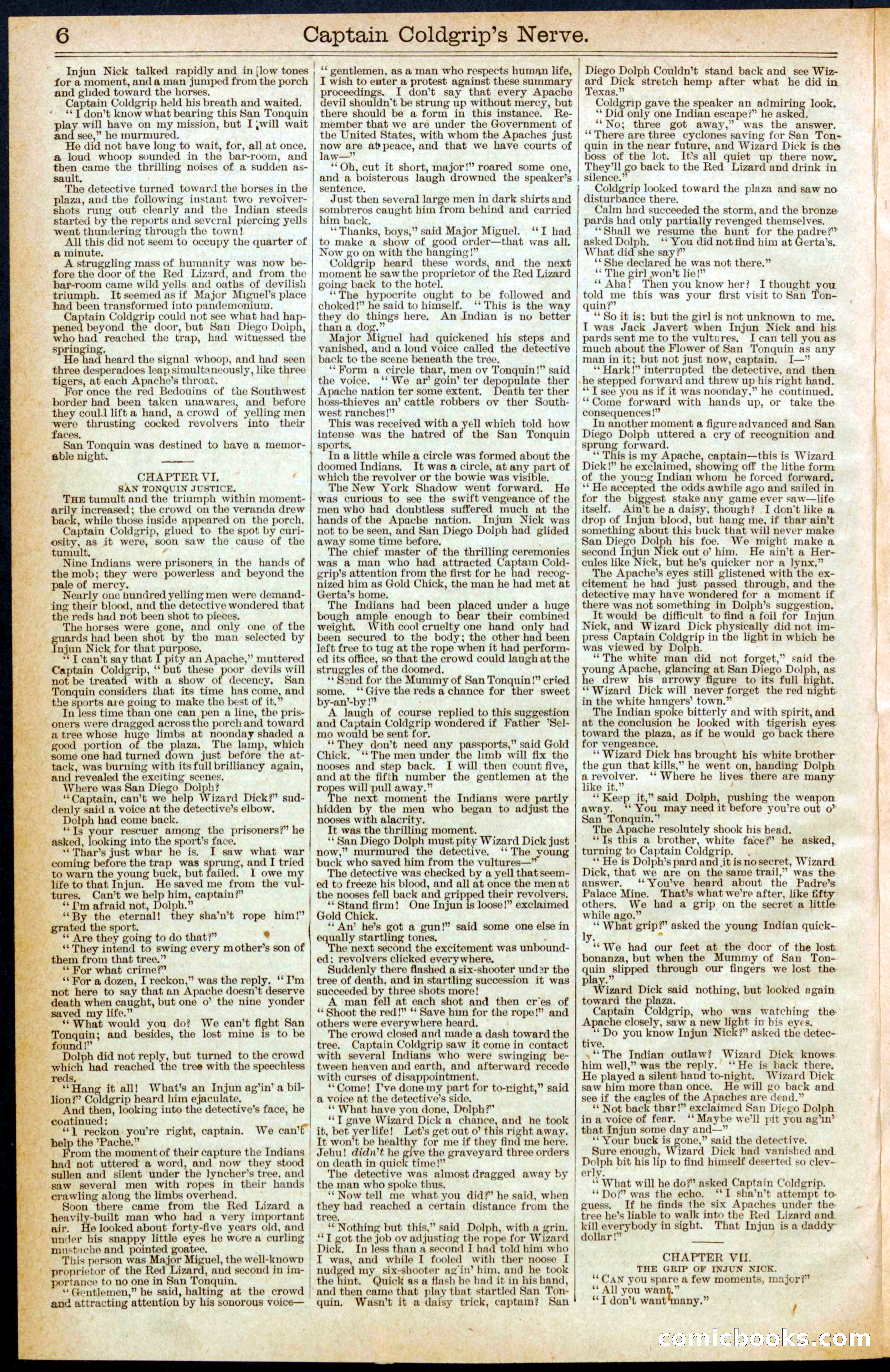 Beadle's Dime Library No. 407 — page 6 of 32