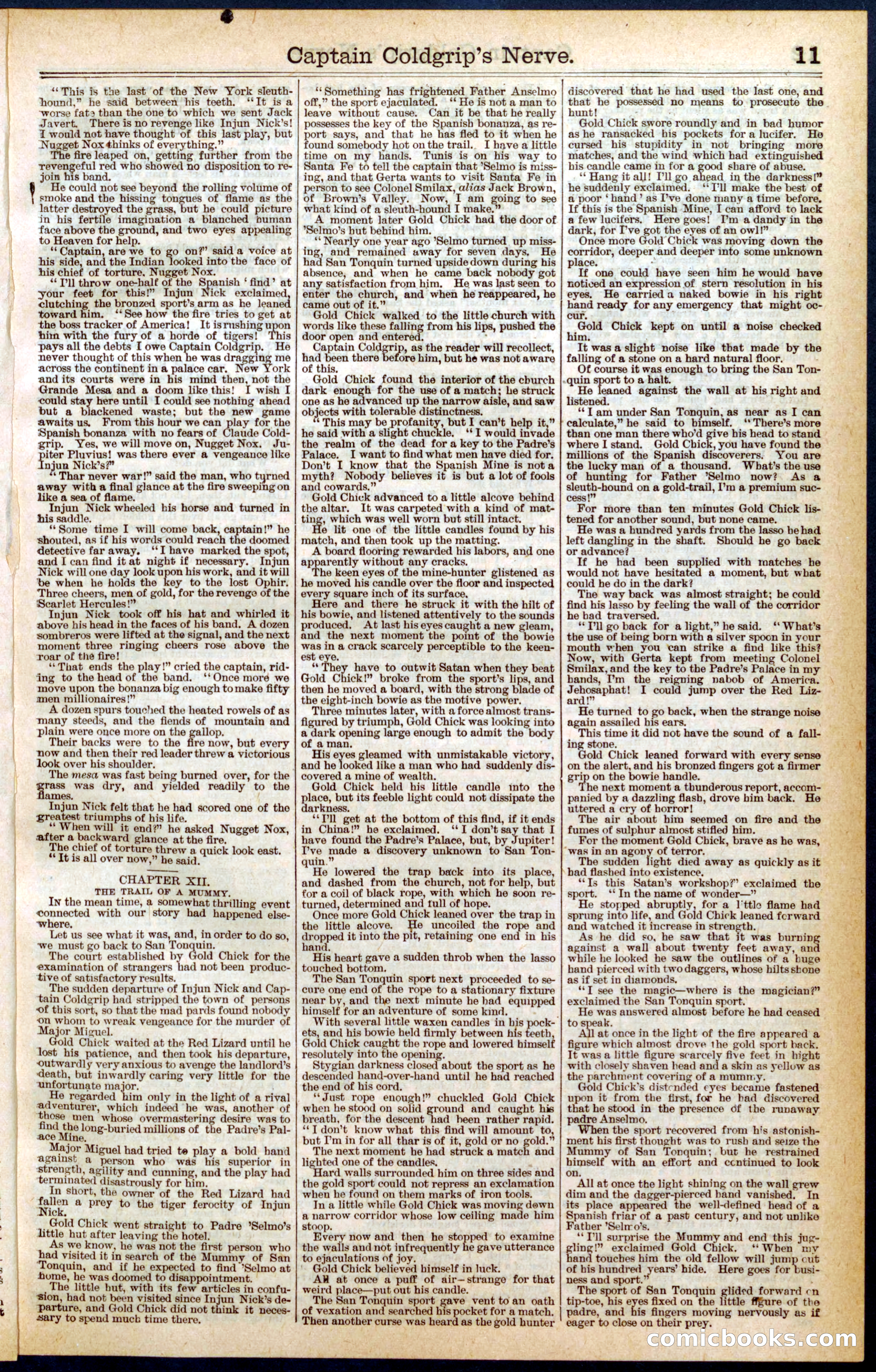 Beadle's Dime Library No. 407 — page 11 of 32