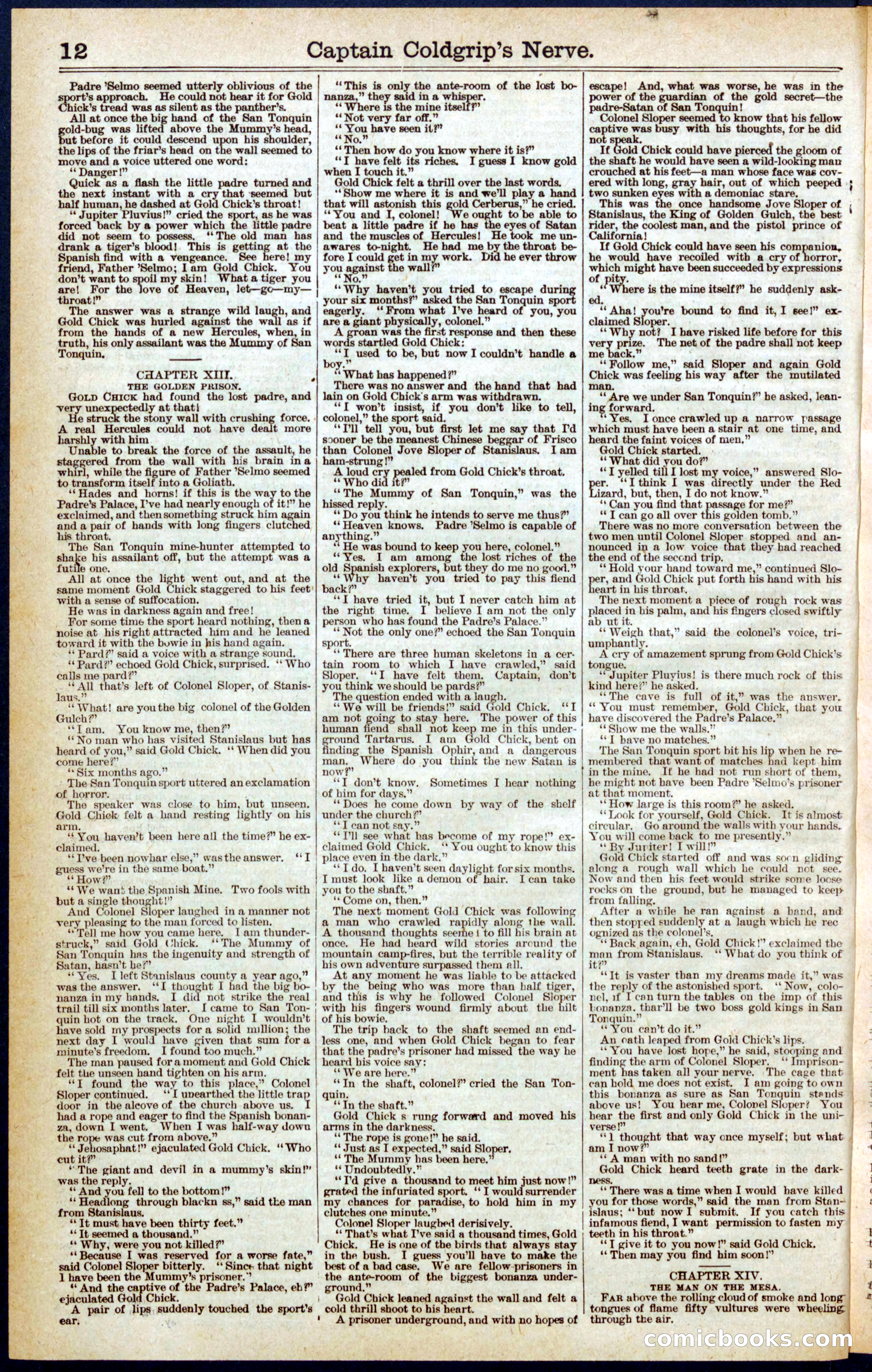 Beadle's Dime Library No. 407 — page 12 of 32