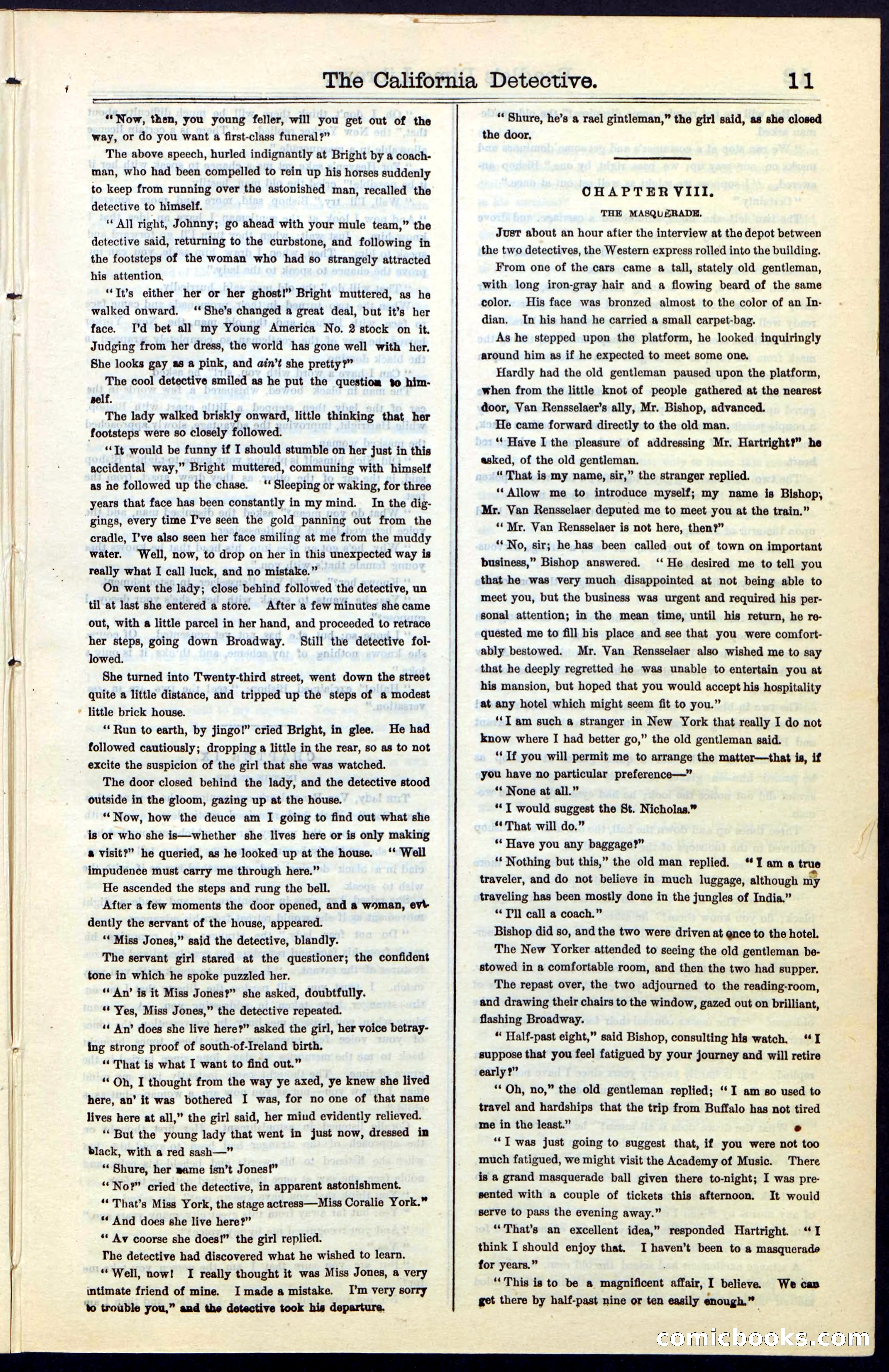 Beadle's Dime Library No. 42 — page 11 of 32