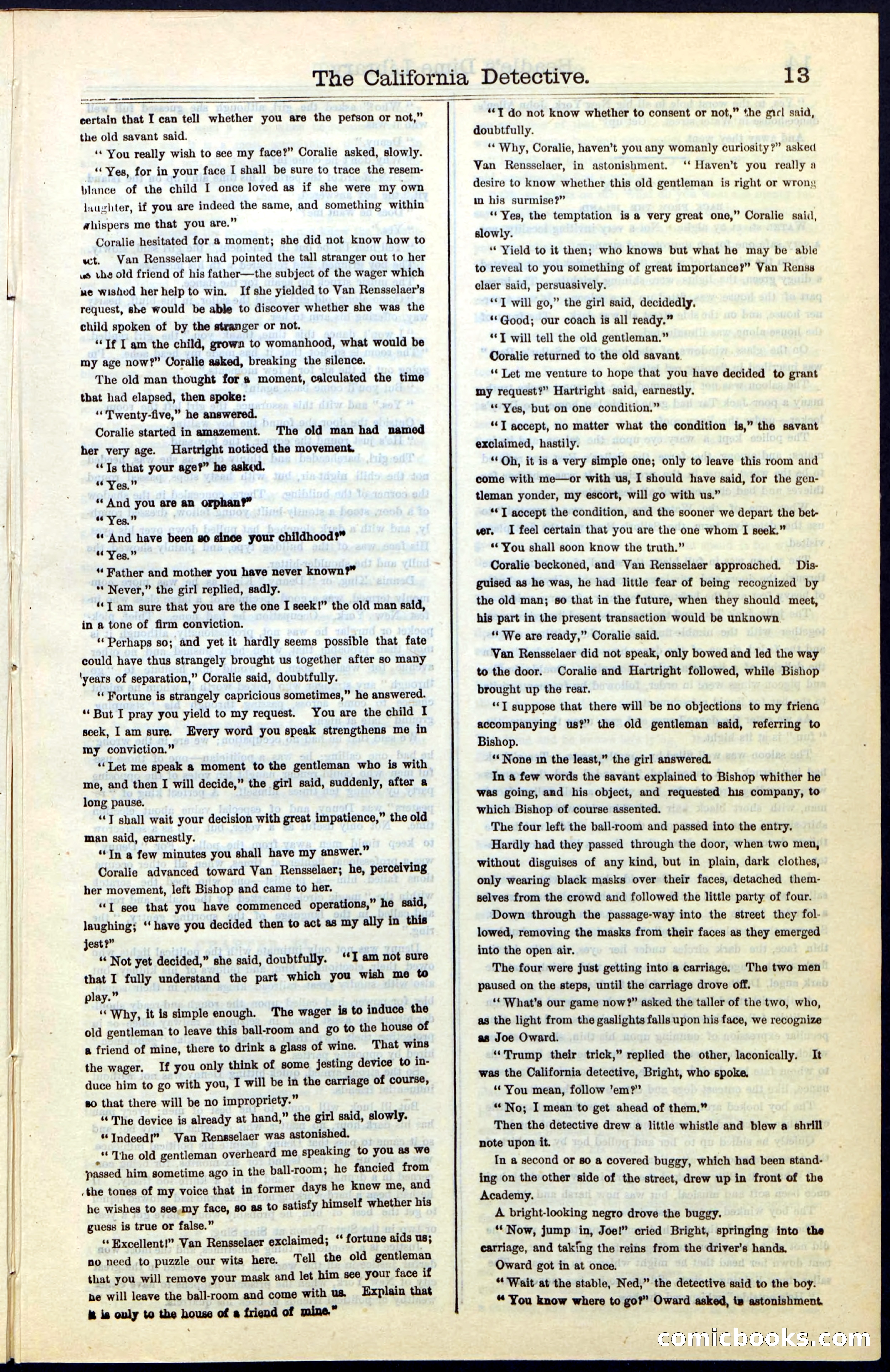 Beadle's Dime Library No. 42 — page 13 of 32