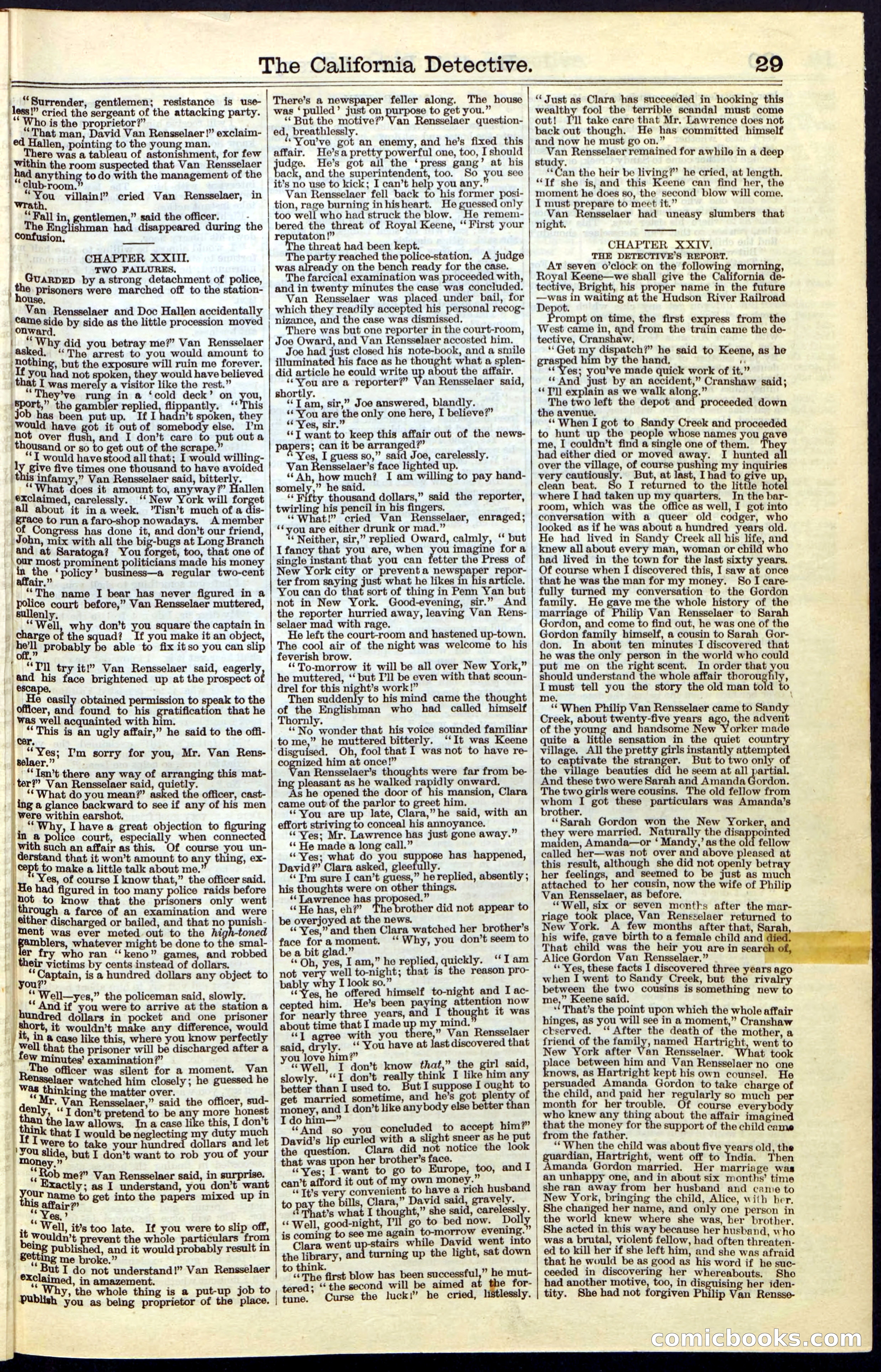 Beadle's Dime Library No. 42 — page 29 of 32