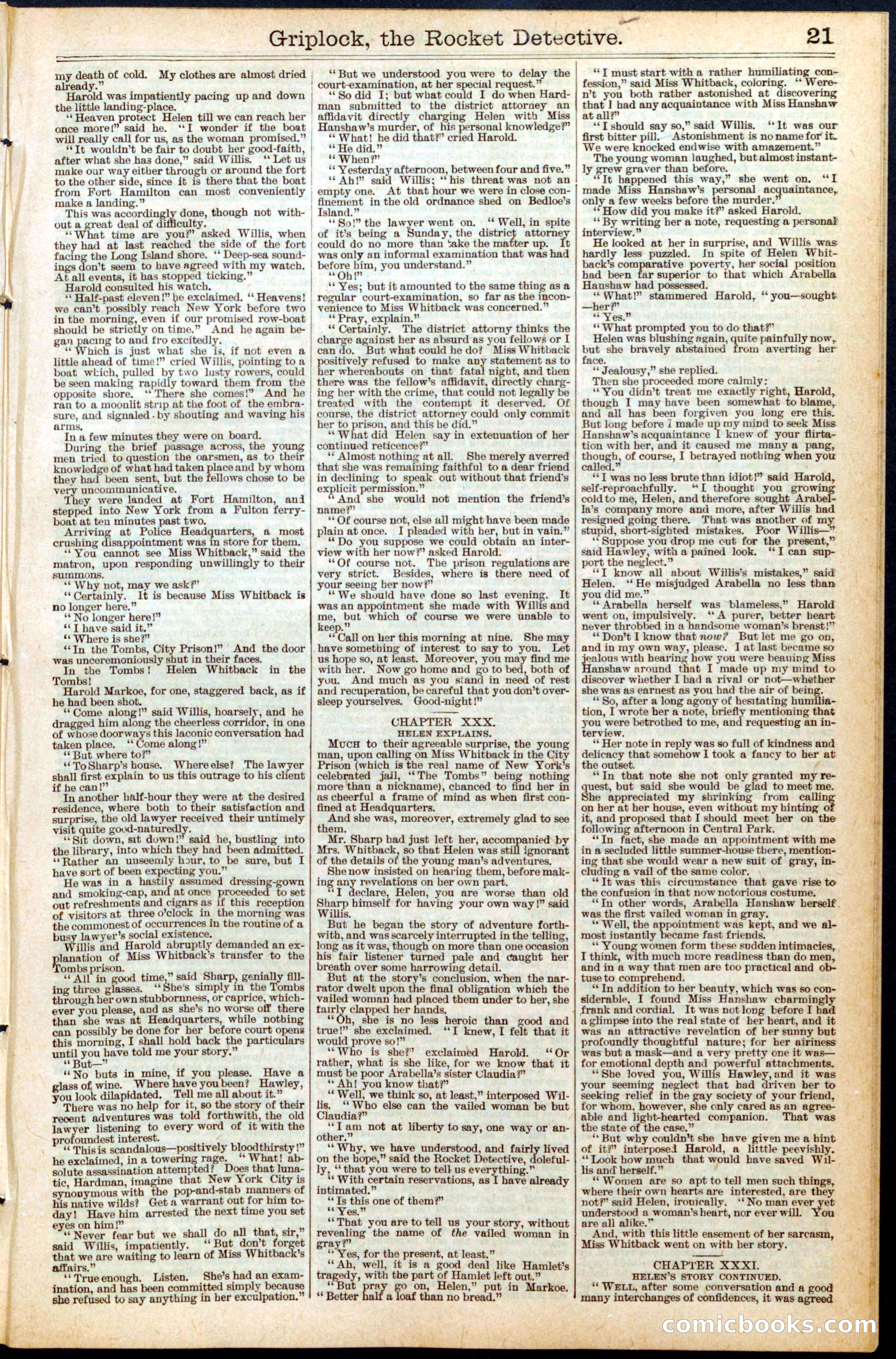 Beadle's Dime Library No. 451 — page 21 of 32