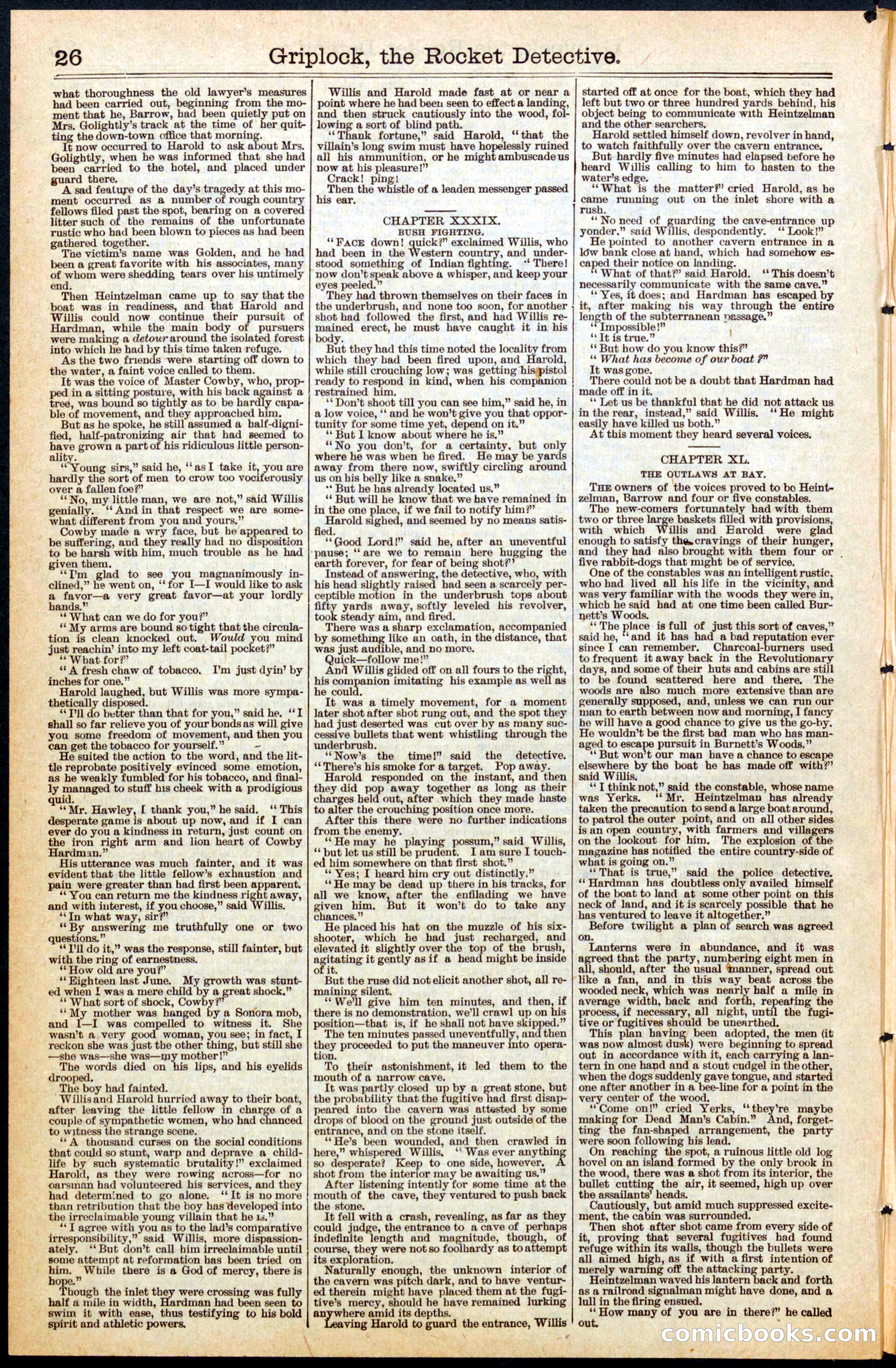 Beadle's Dime Library No. 451 — page 26 of 32