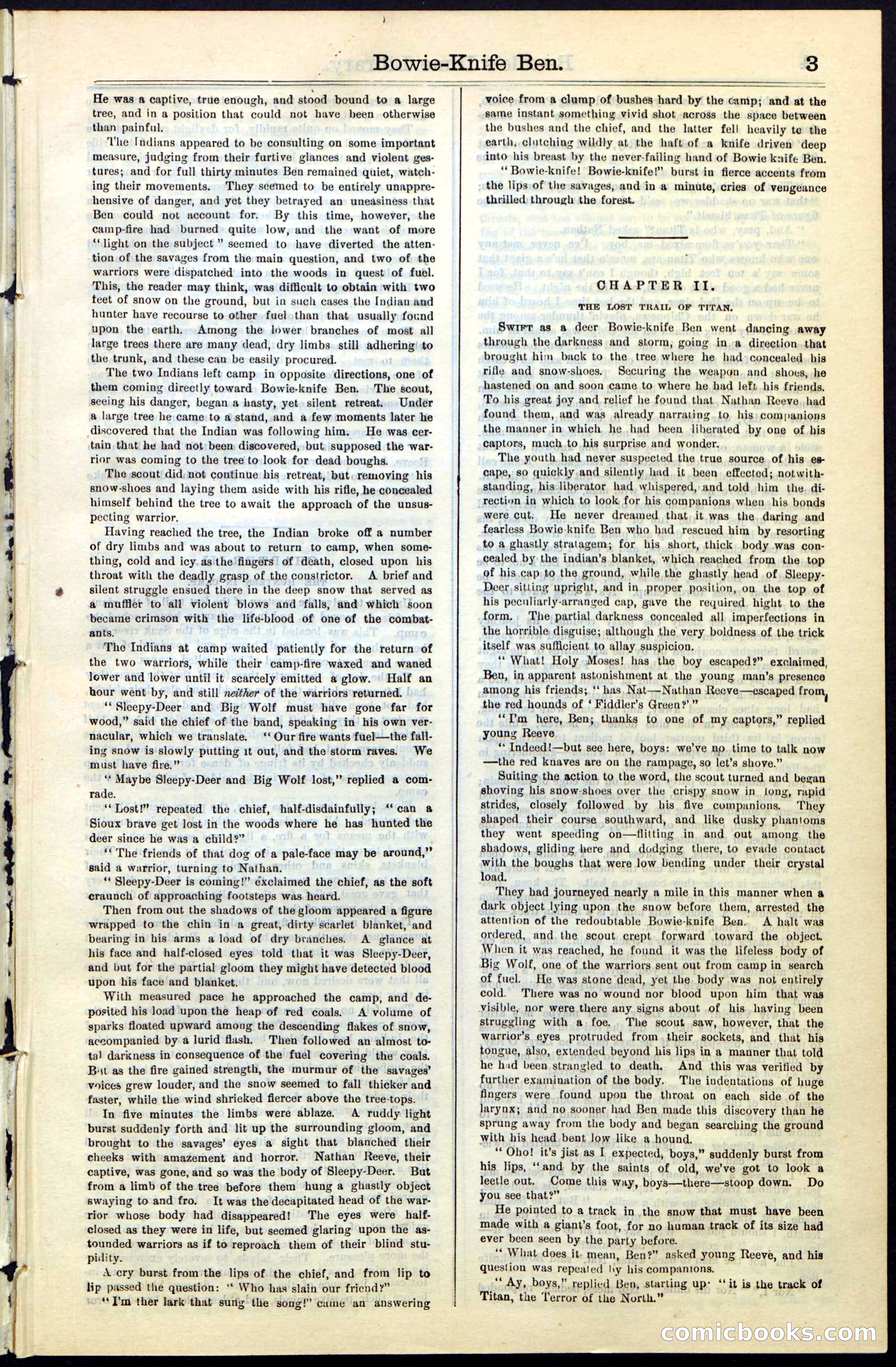 Beadle's New York Dime Library, Vol. IV, No. 46 — page 3 of 40