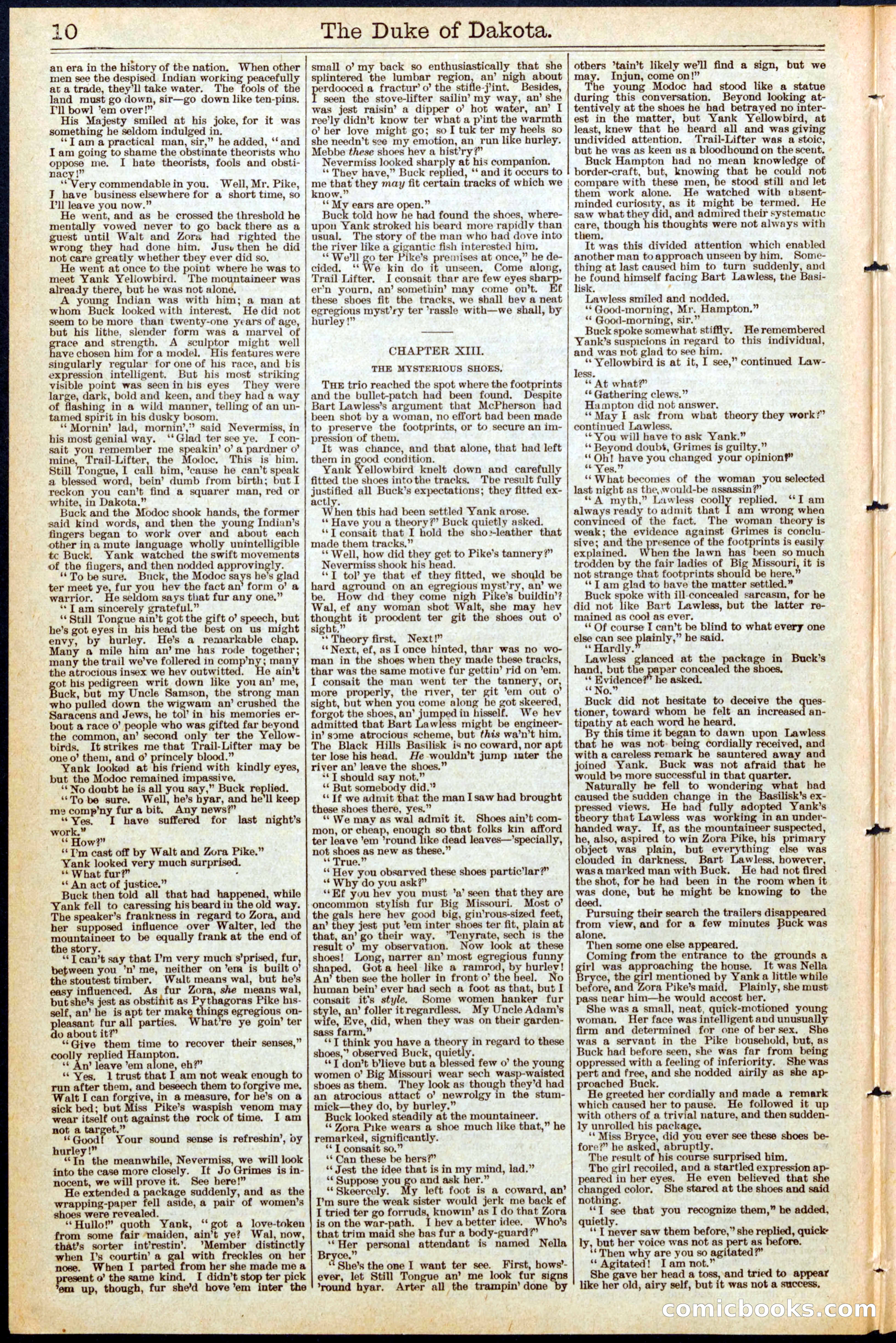 Beadle's New York Dime Library No. 470 — page 10 of 32