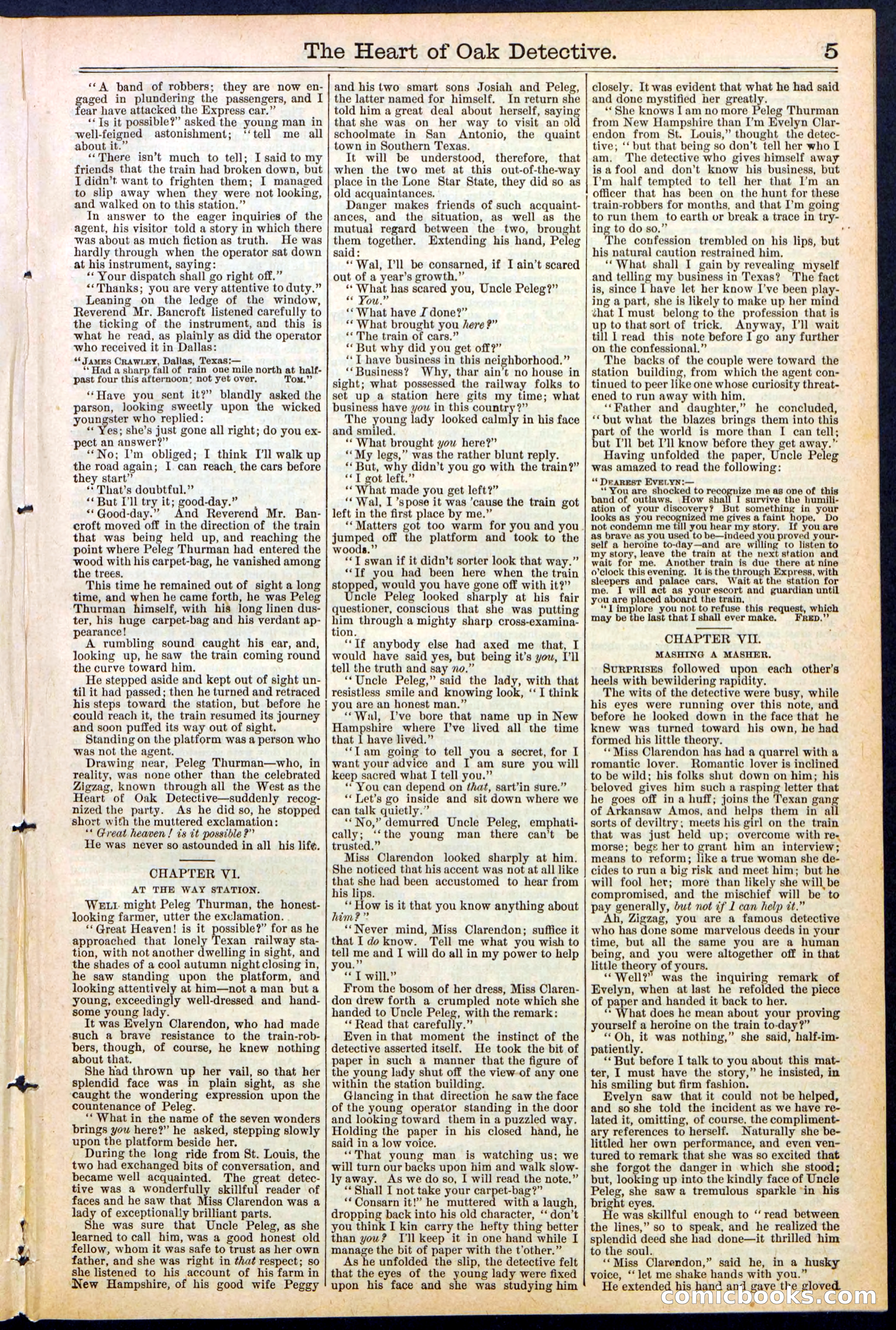 Beadle's New York Dime Library No. 471 — page 5 of 32