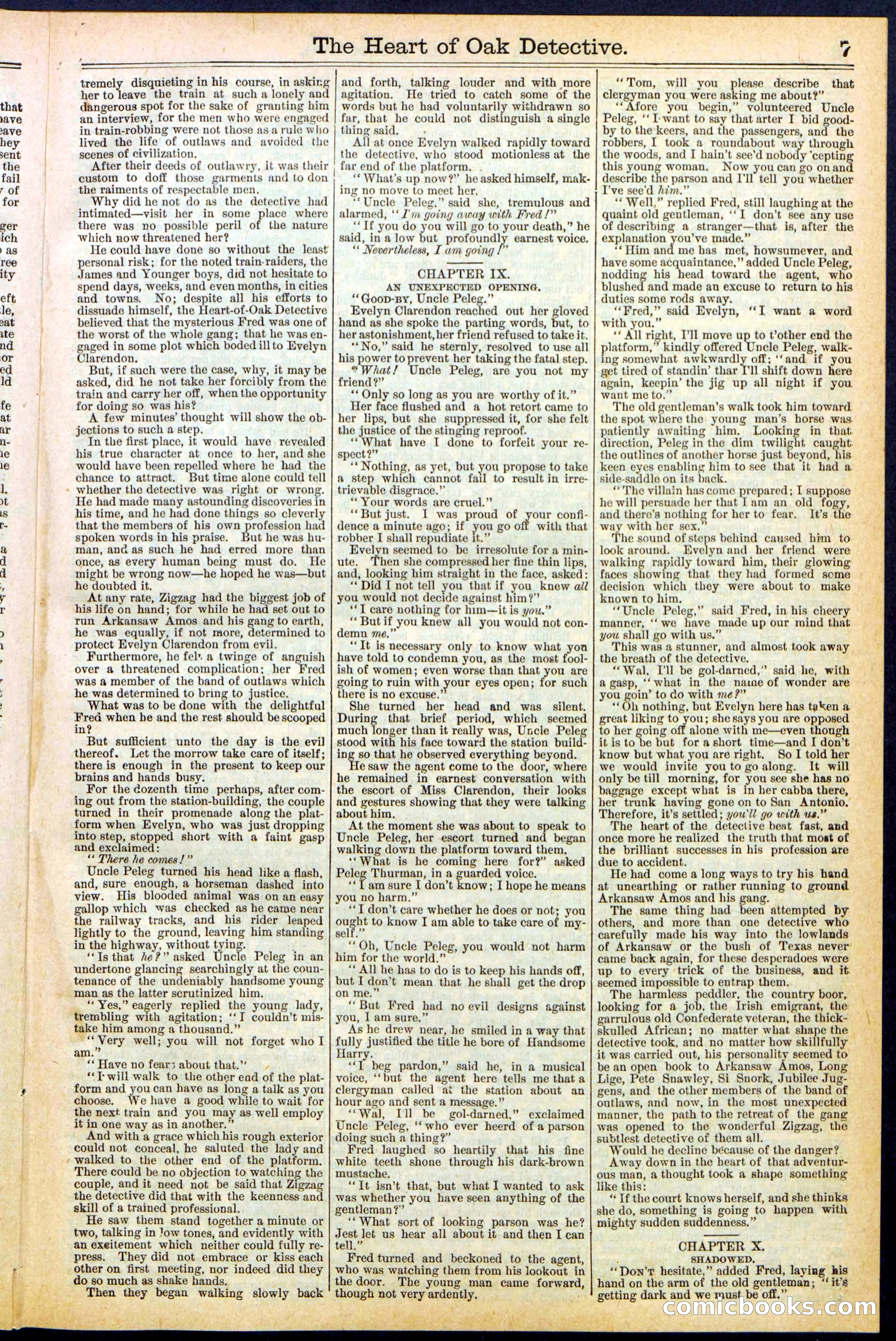 Beadle's New York Dime Library No. 471 — page 7 of 32