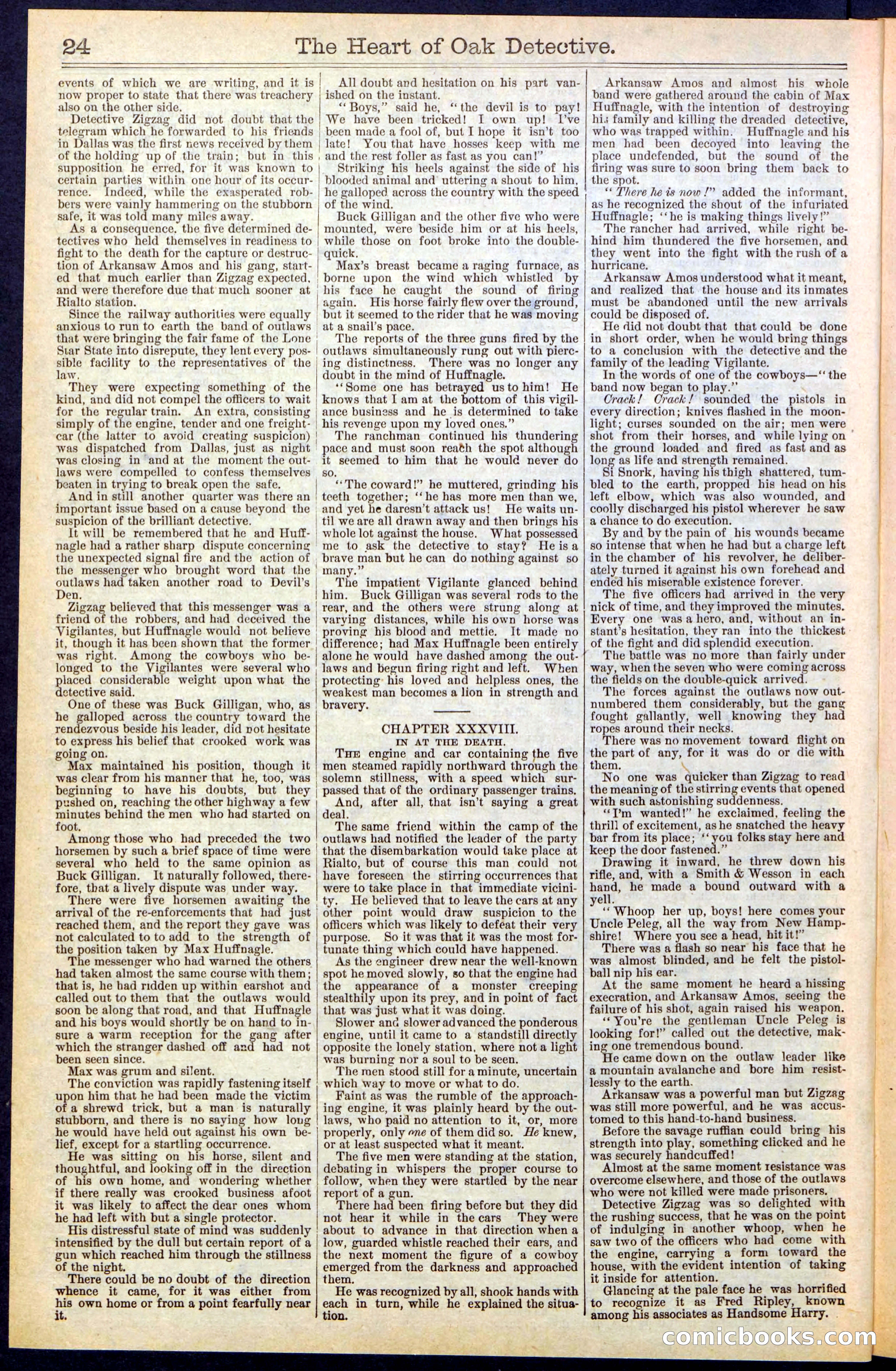 Beadle's New York Dime Library No. 471 — page 24 of 32