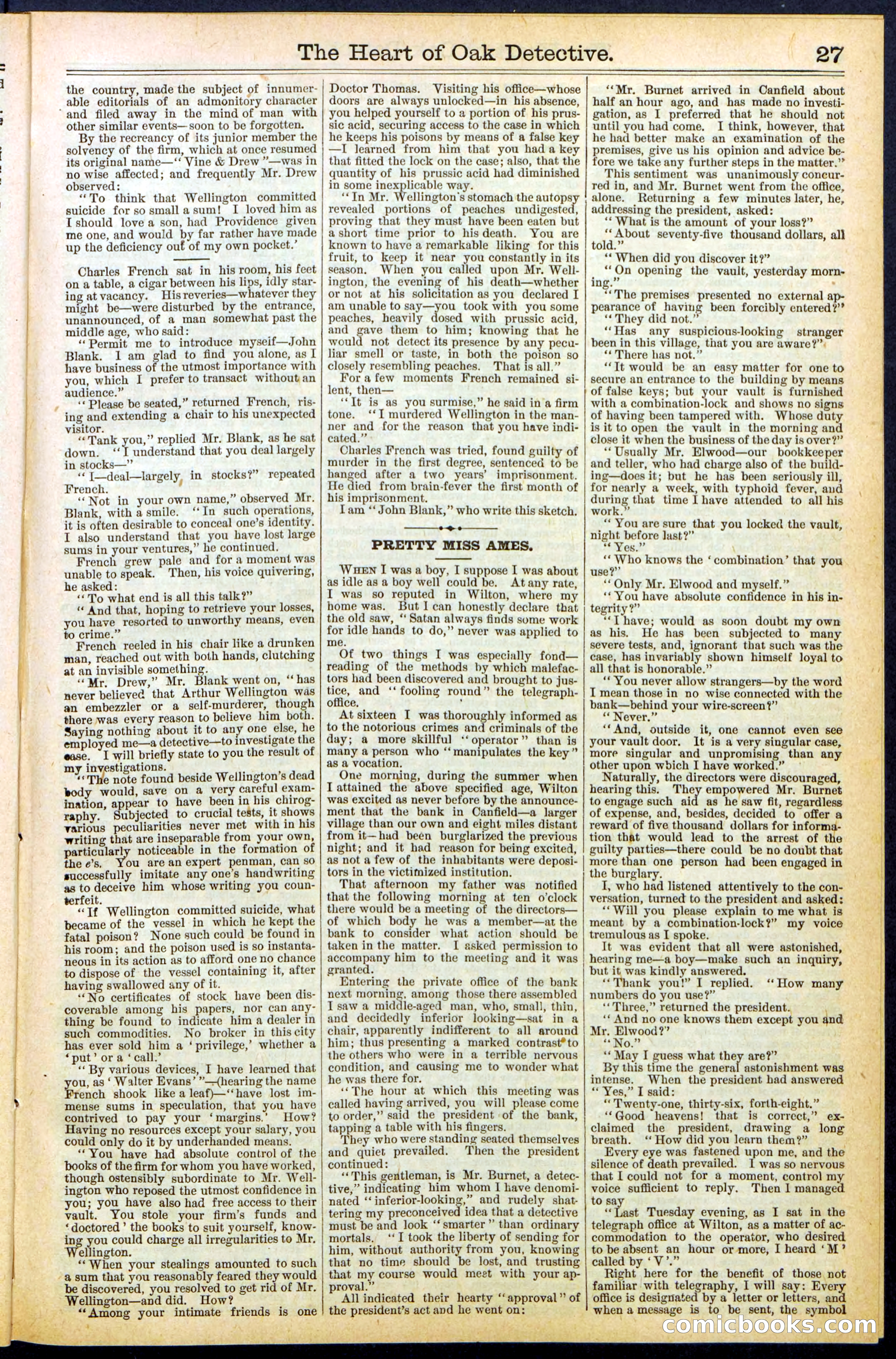 Beadle's New York Dime Library No. 471 — page 27 of 32