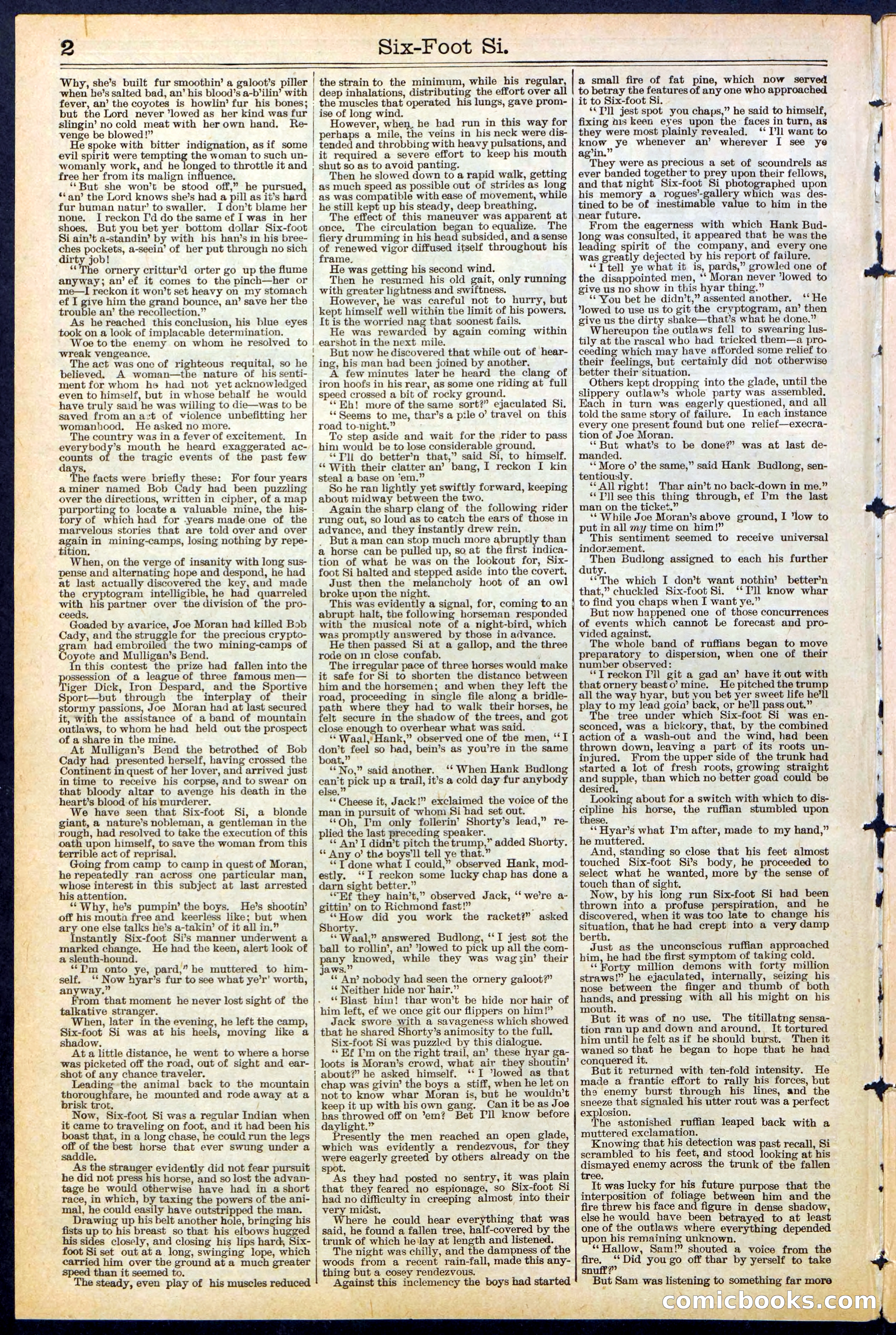 Beadle's New York Dime Library, No. 472 — page 2 of 32