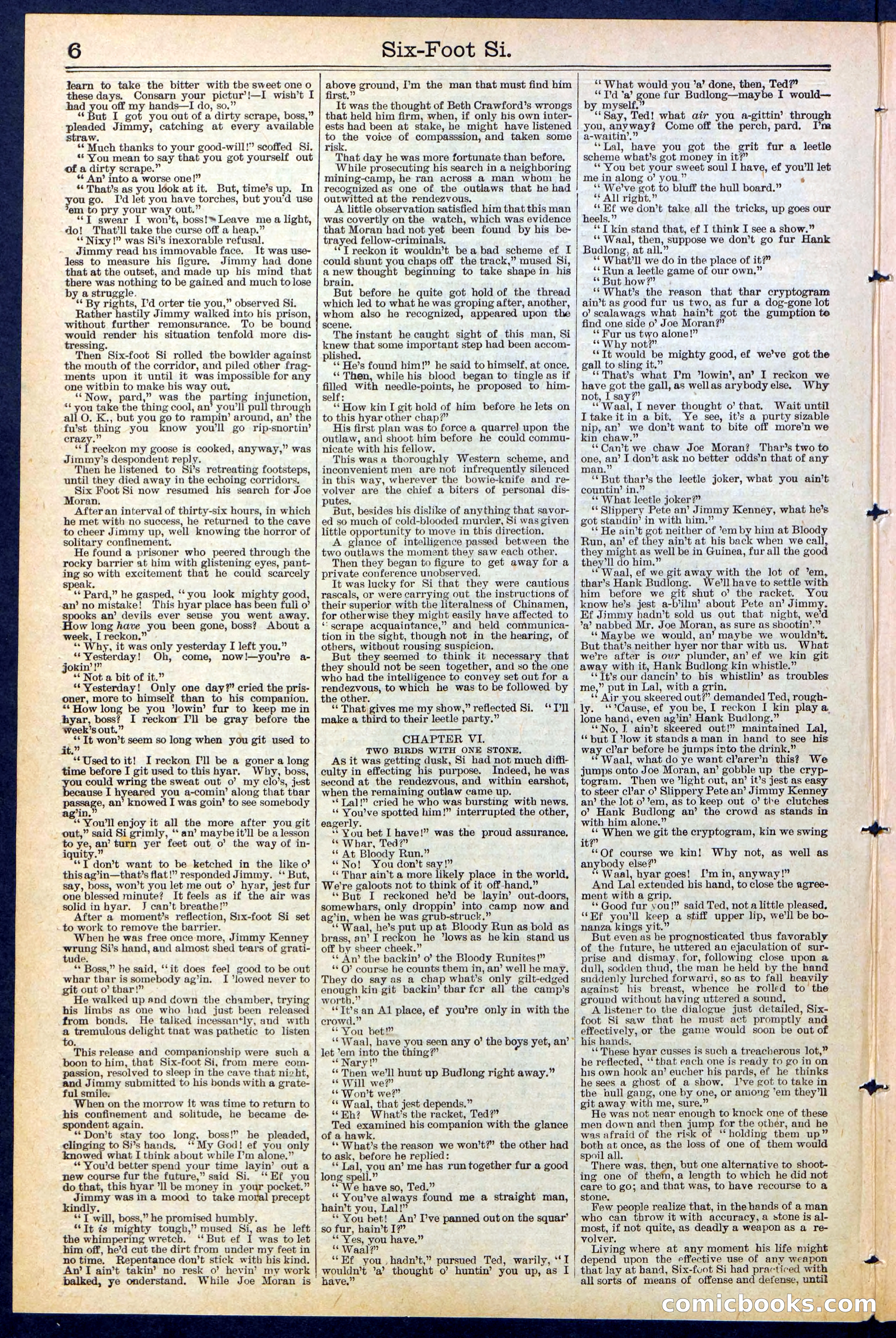 Beadle's New York Dime Library, No. 472 — page 6 of 32