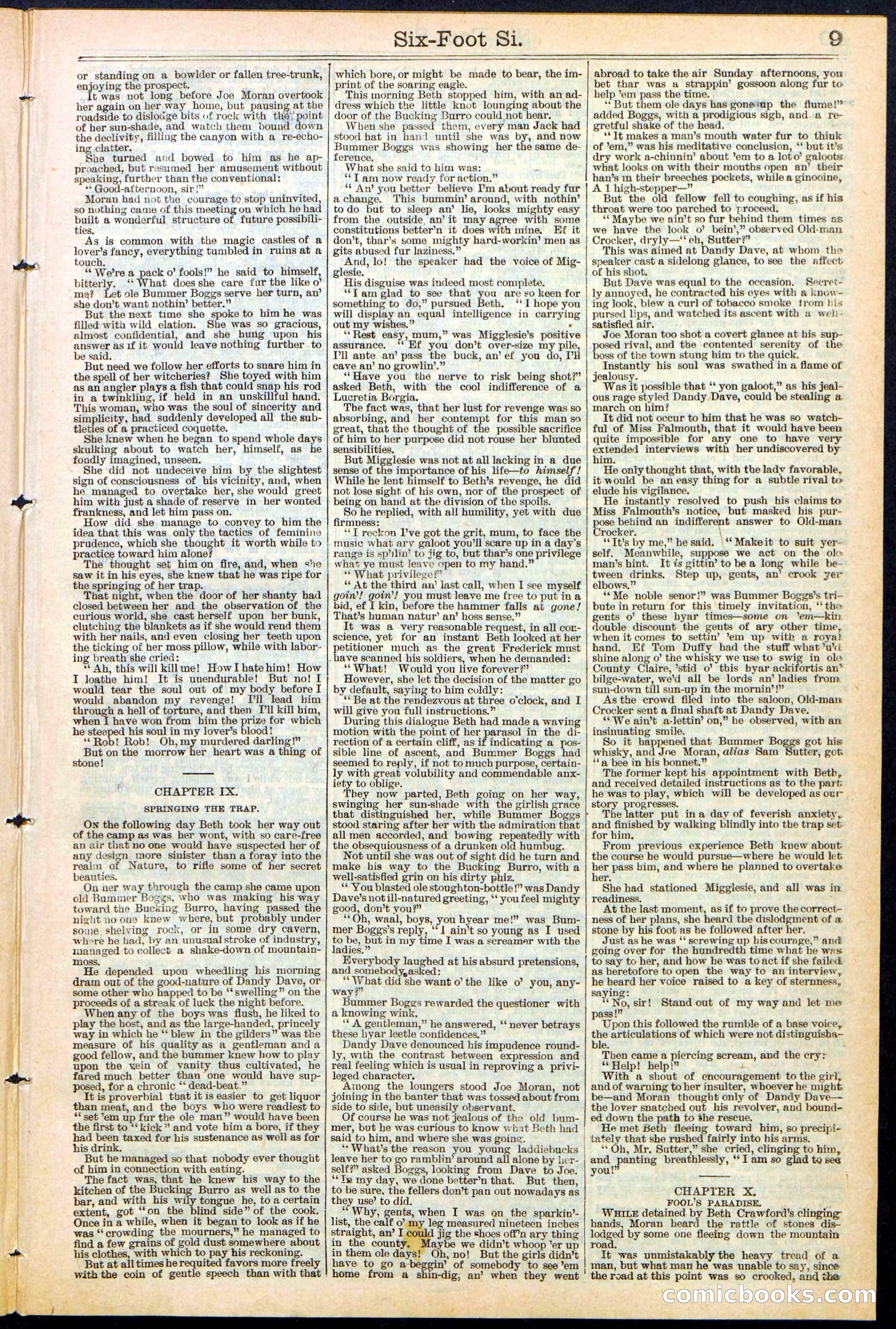 Beadle's New York Dime Library, No. 472 — page 9 of 32