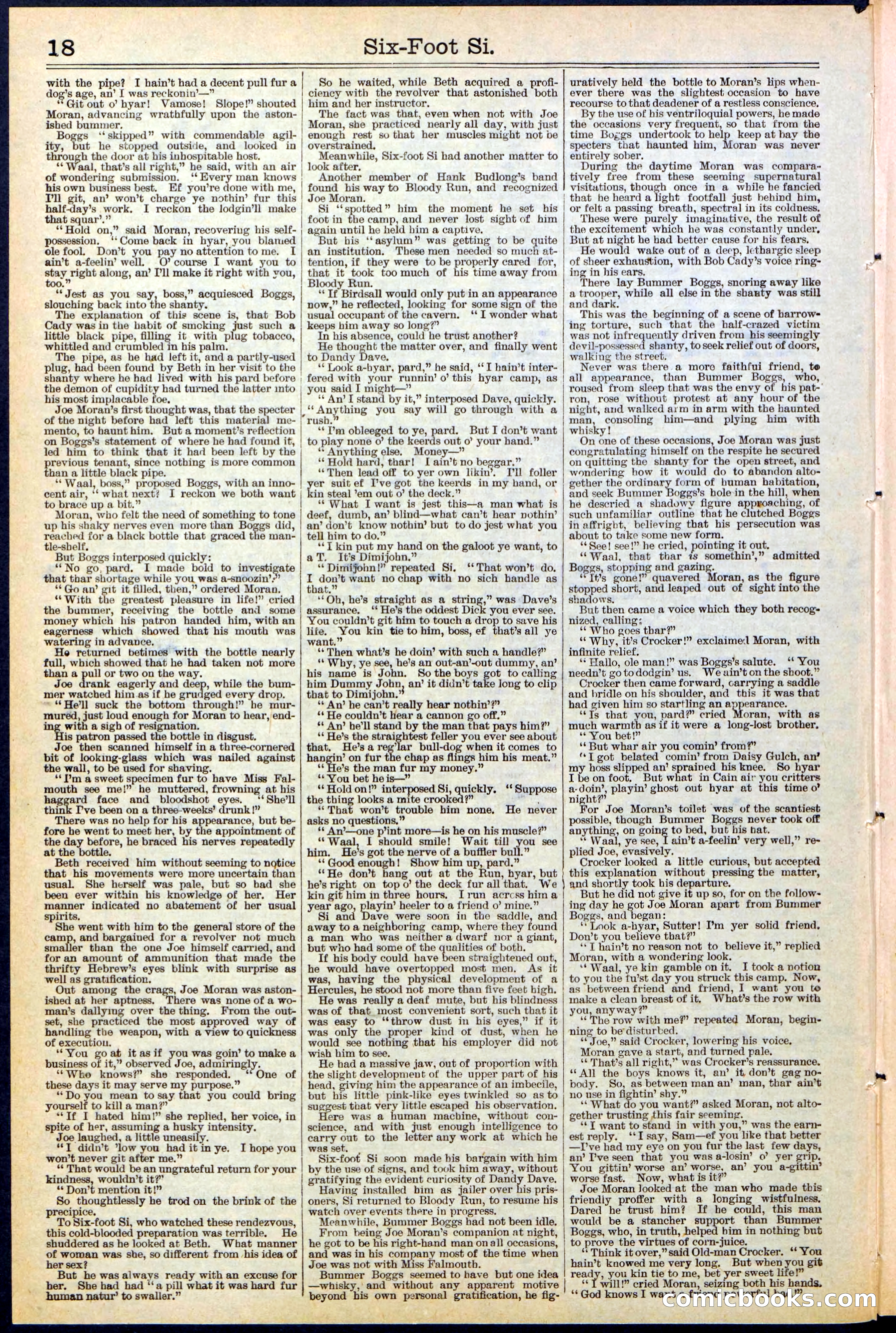 Beadle's New York Dime Library, No. 472 — page 18 of 32