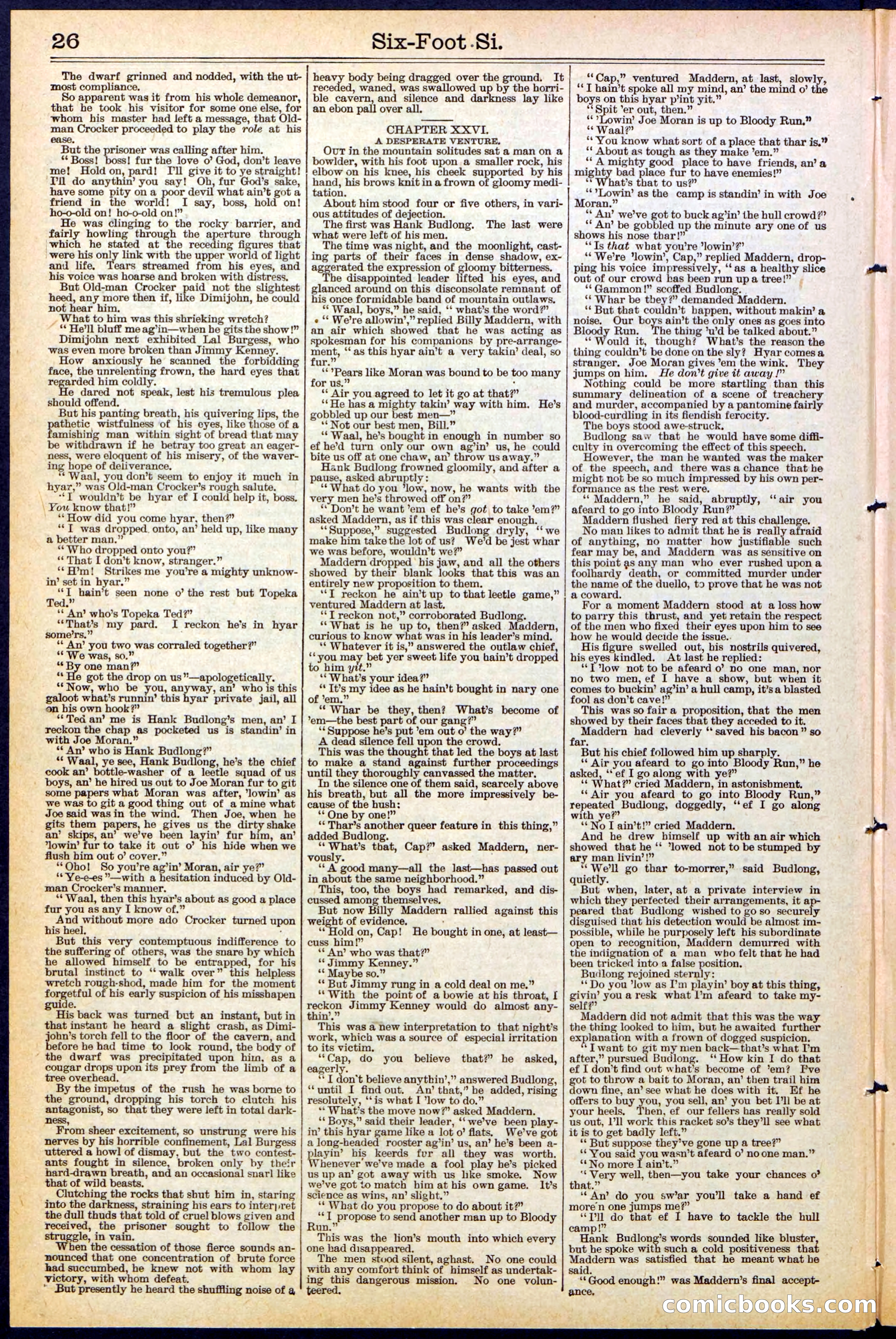 Beadle's New York Dime Library, No. 472 — page 26 of 32