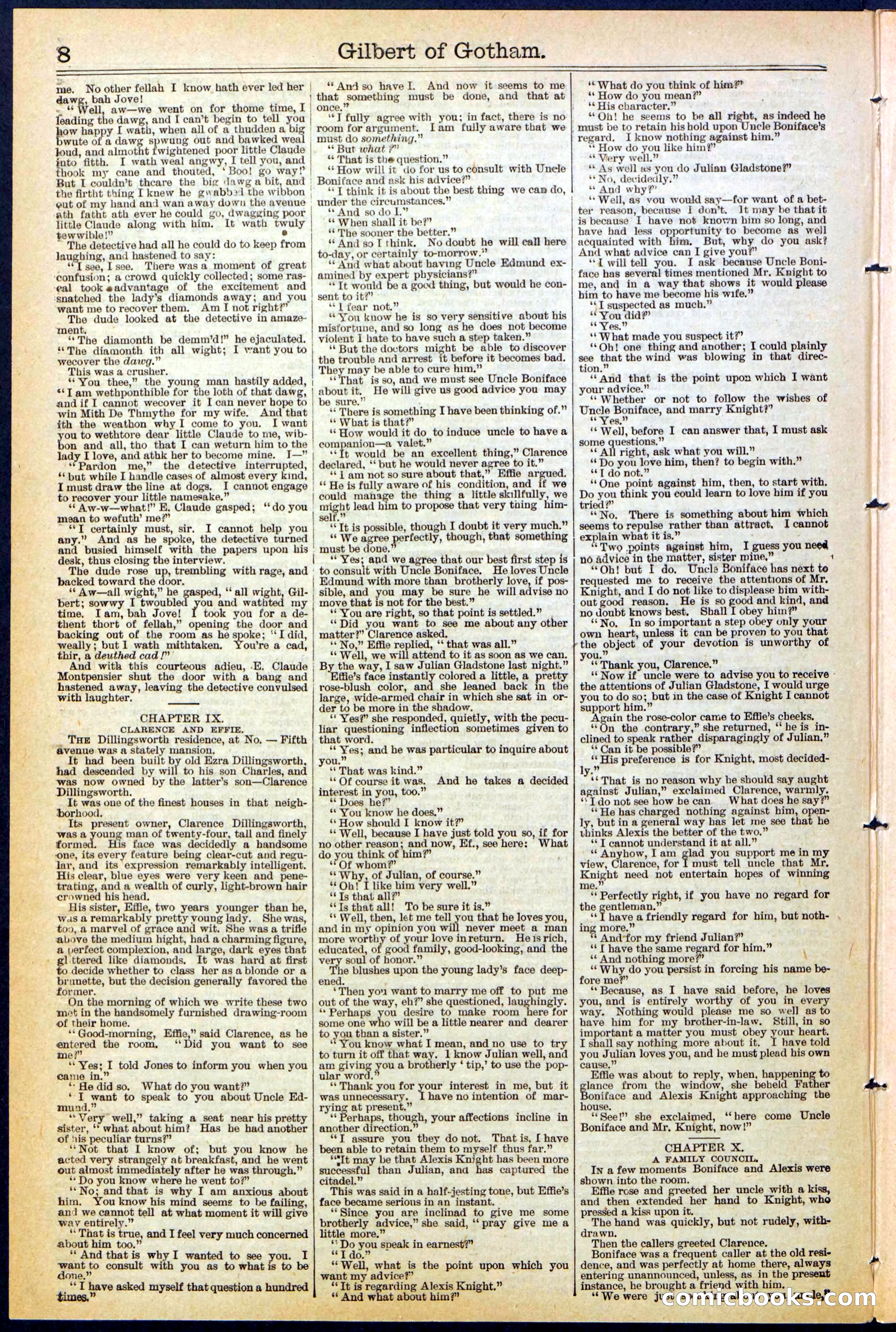Beadle's Dime Library No. 473 — page 8 of 32