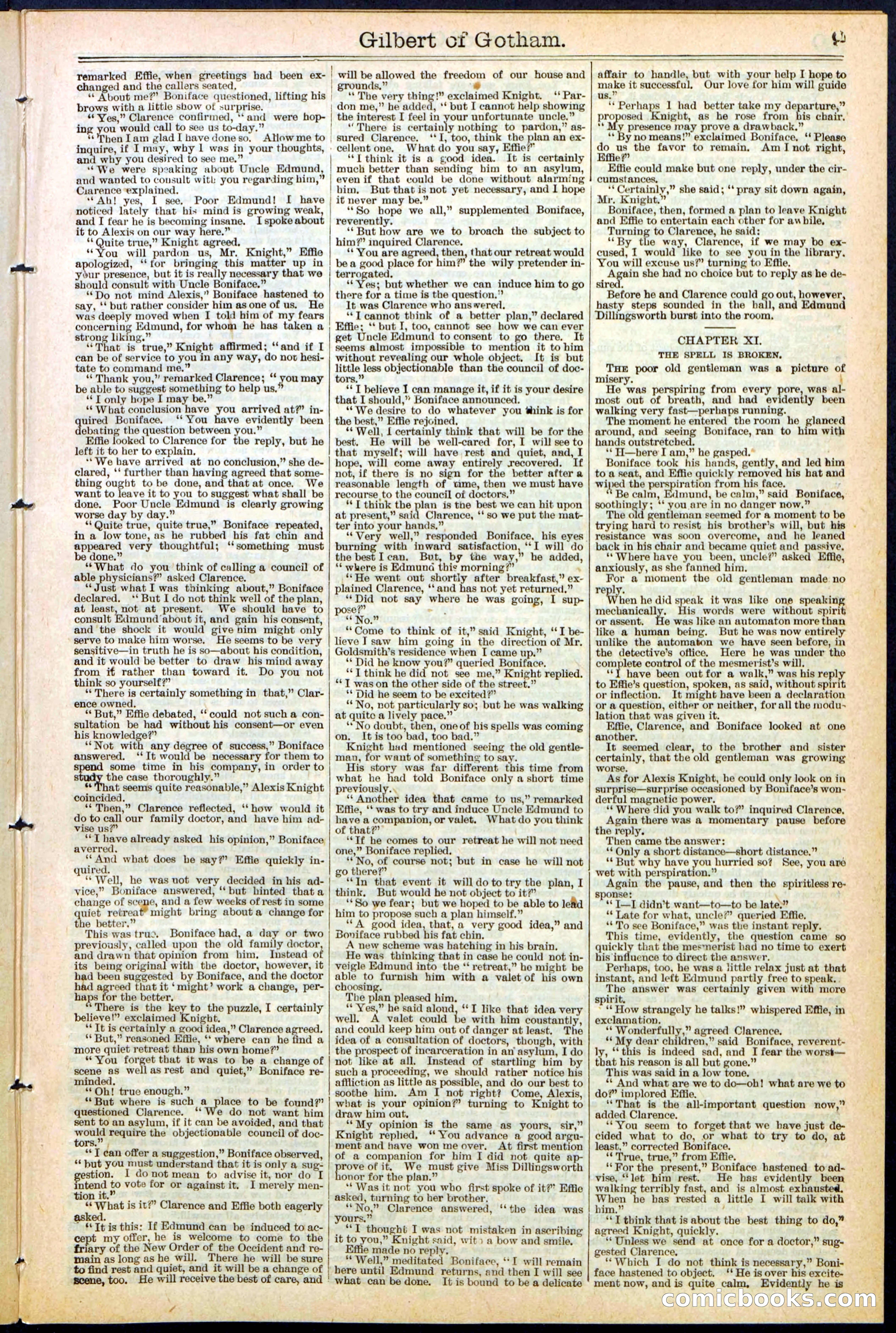 Beadle's Dime Library No. 473 — page 9 of 32