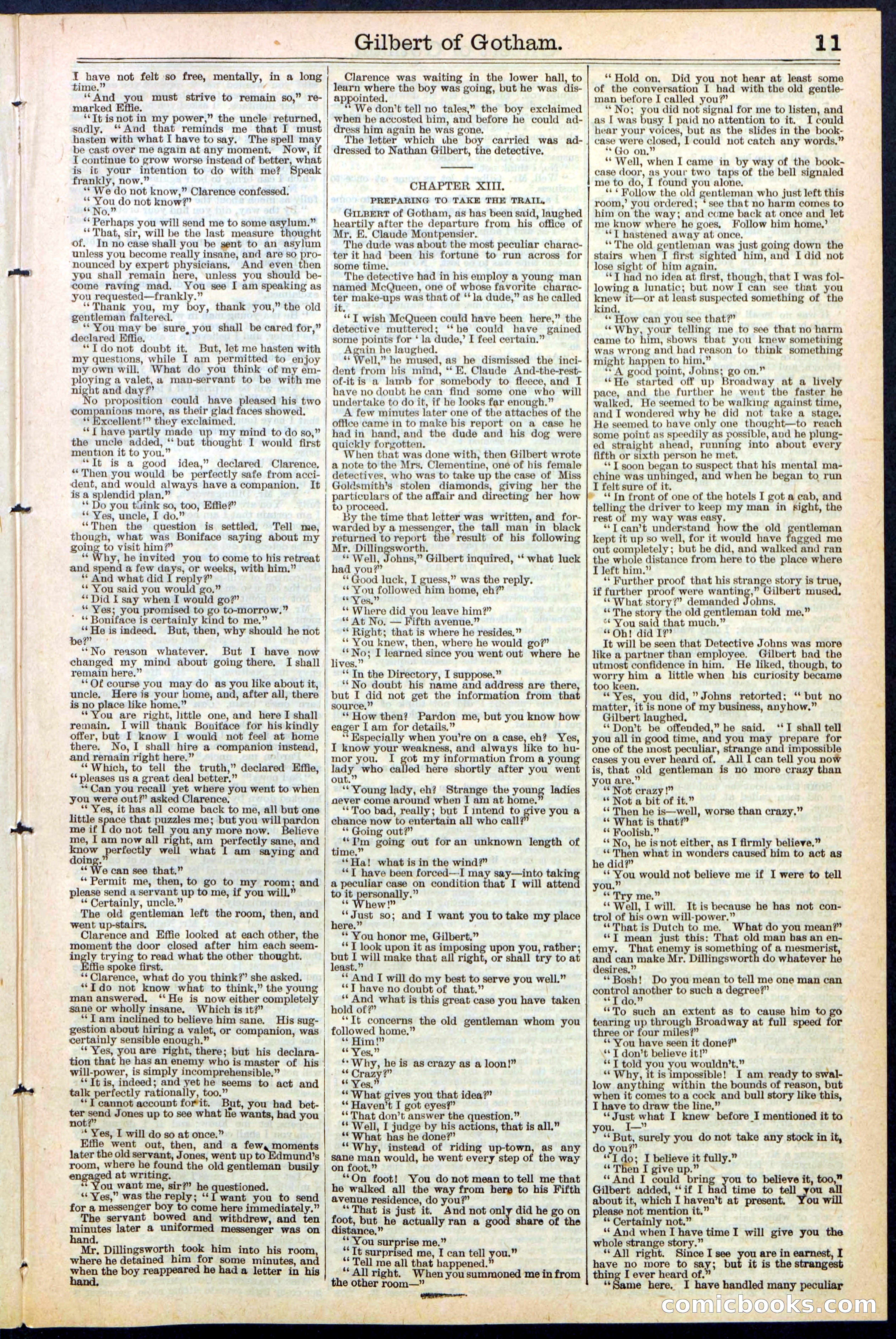 Beadle's Dime Library No. 473 — page 11 of 32