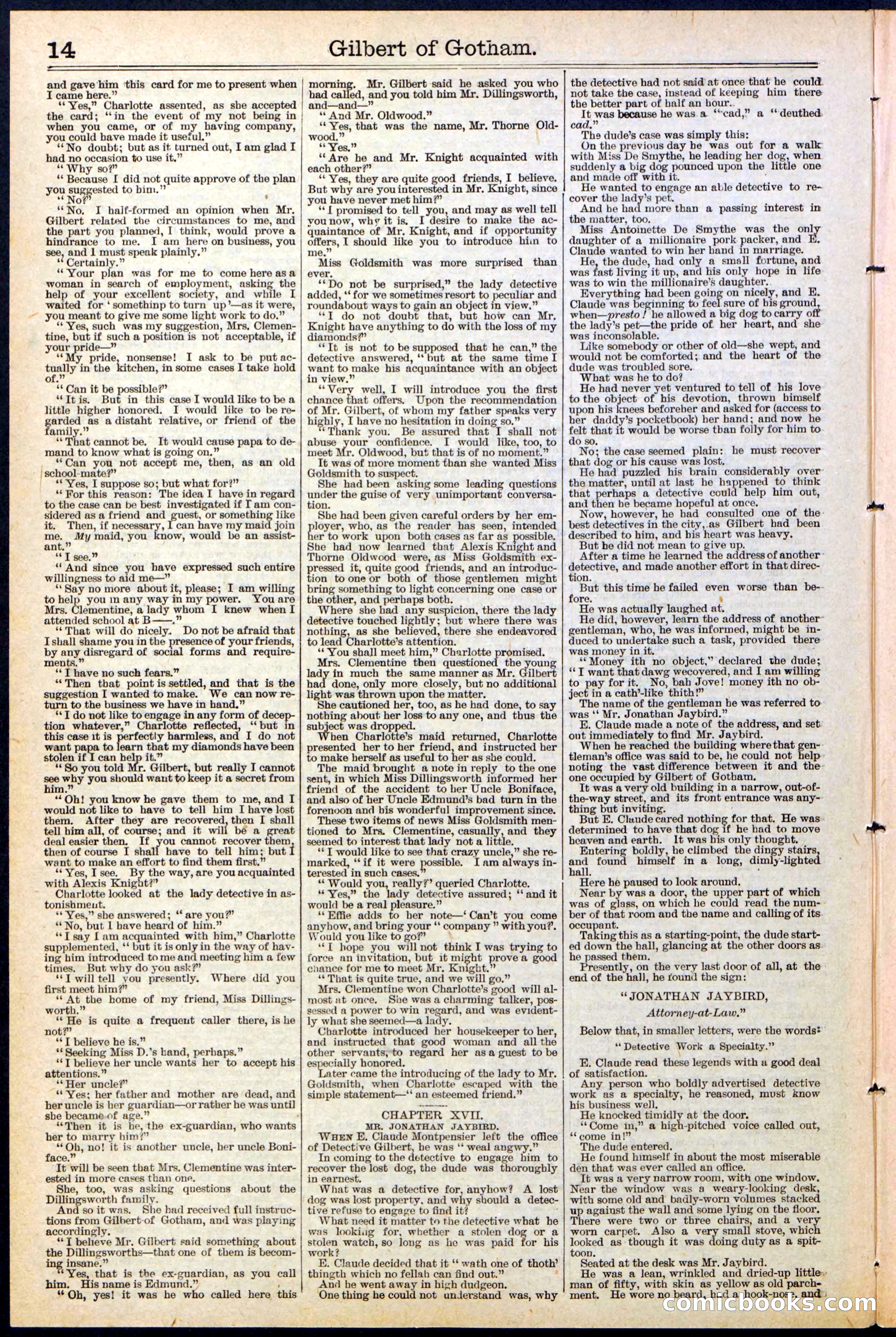 Beadle's Dime Library No. 473 — page 14 of 32