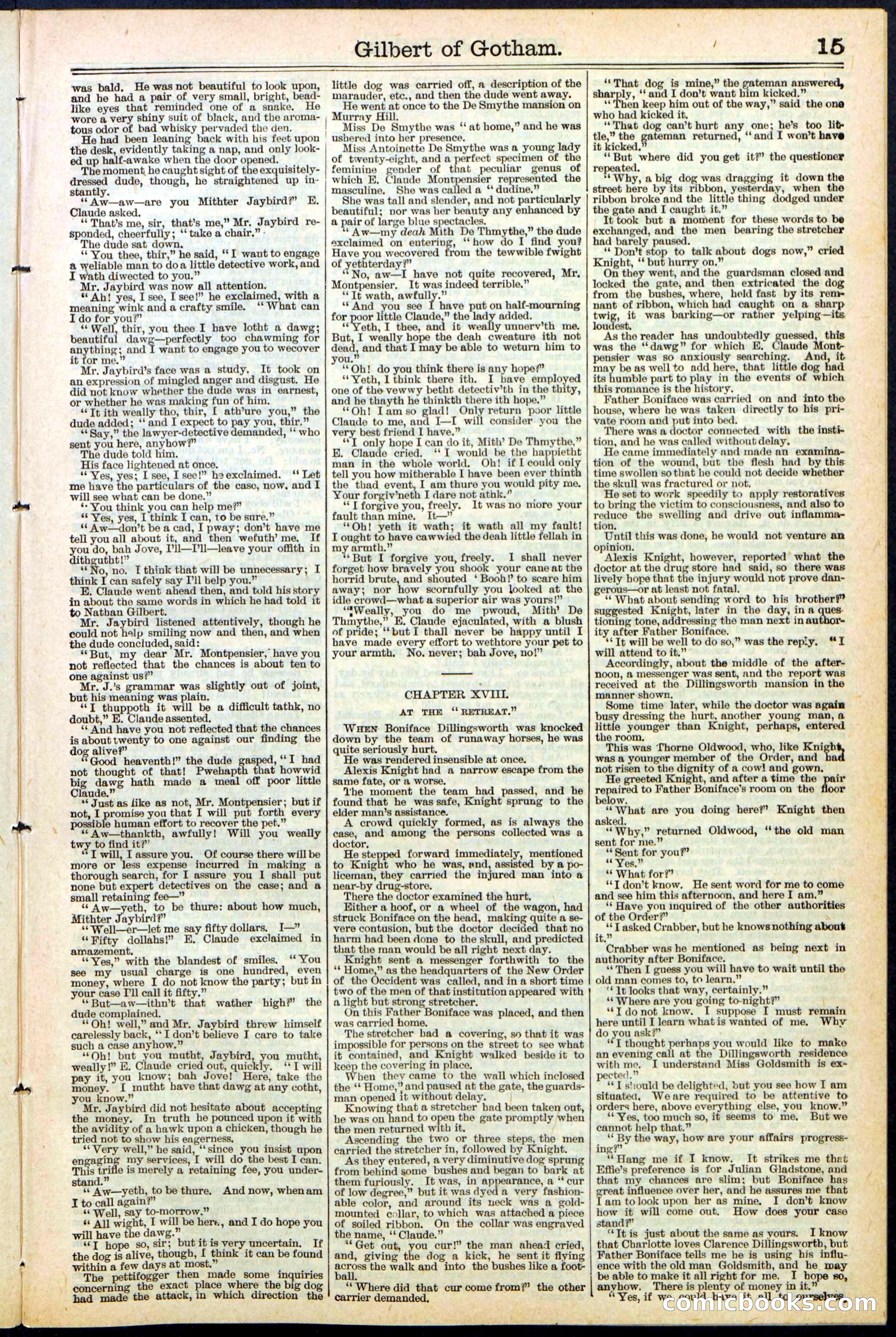 Beadle's Dime Library No. 473 — page 15 of 32