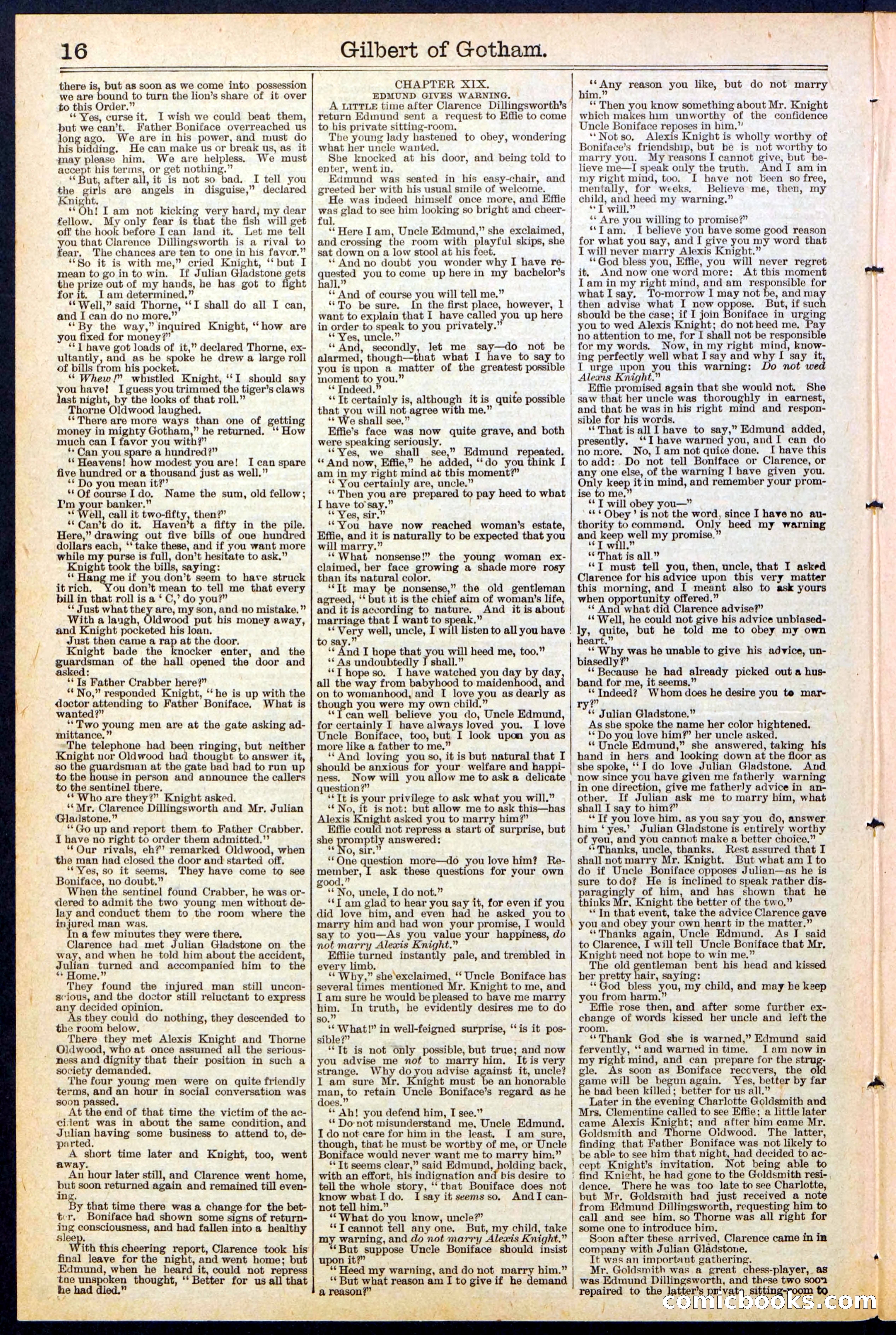 Beadle's Dime Library No. 473 — page 16 of 32
