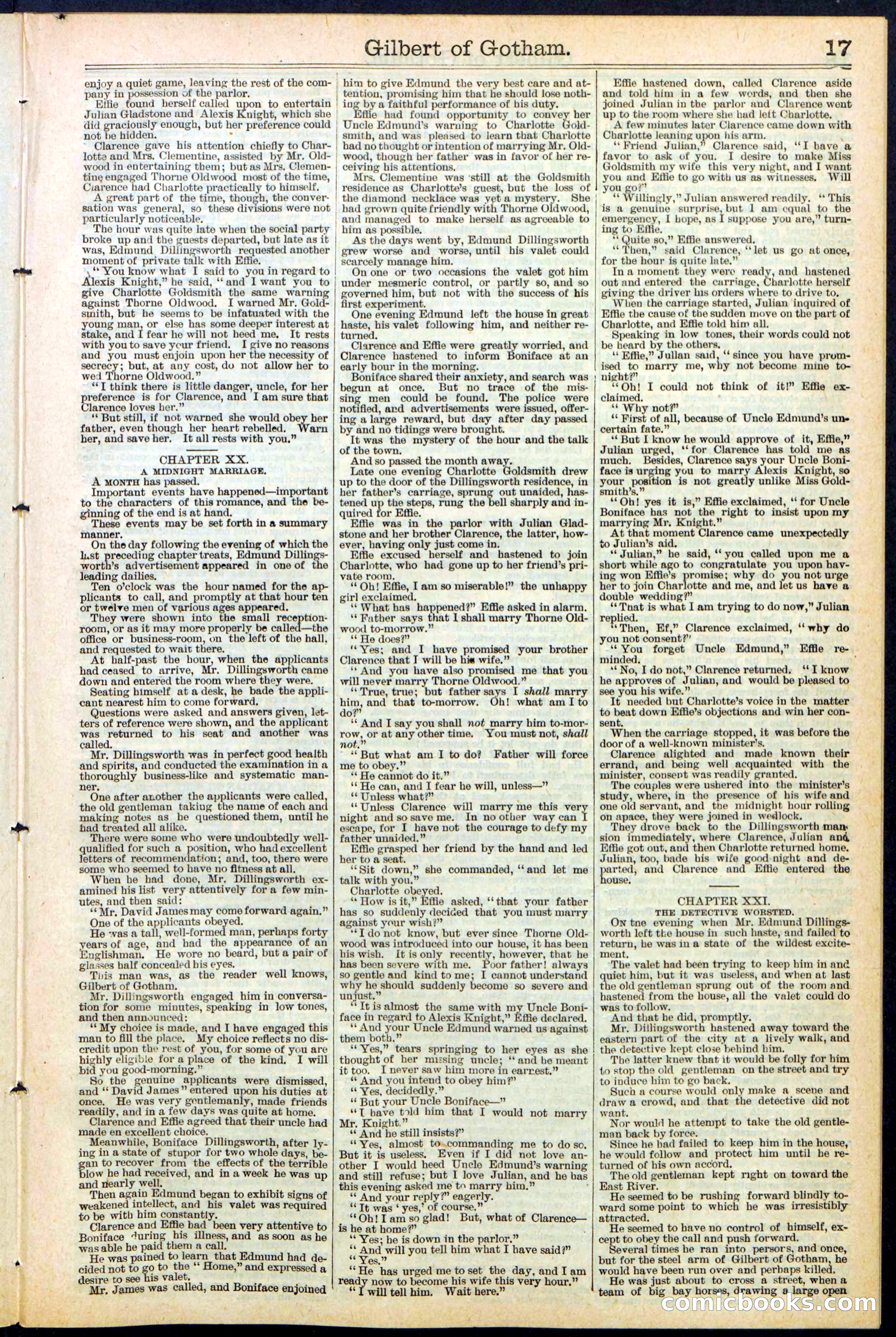 Beadle's Dime Library No. 473 — page 17 of 32