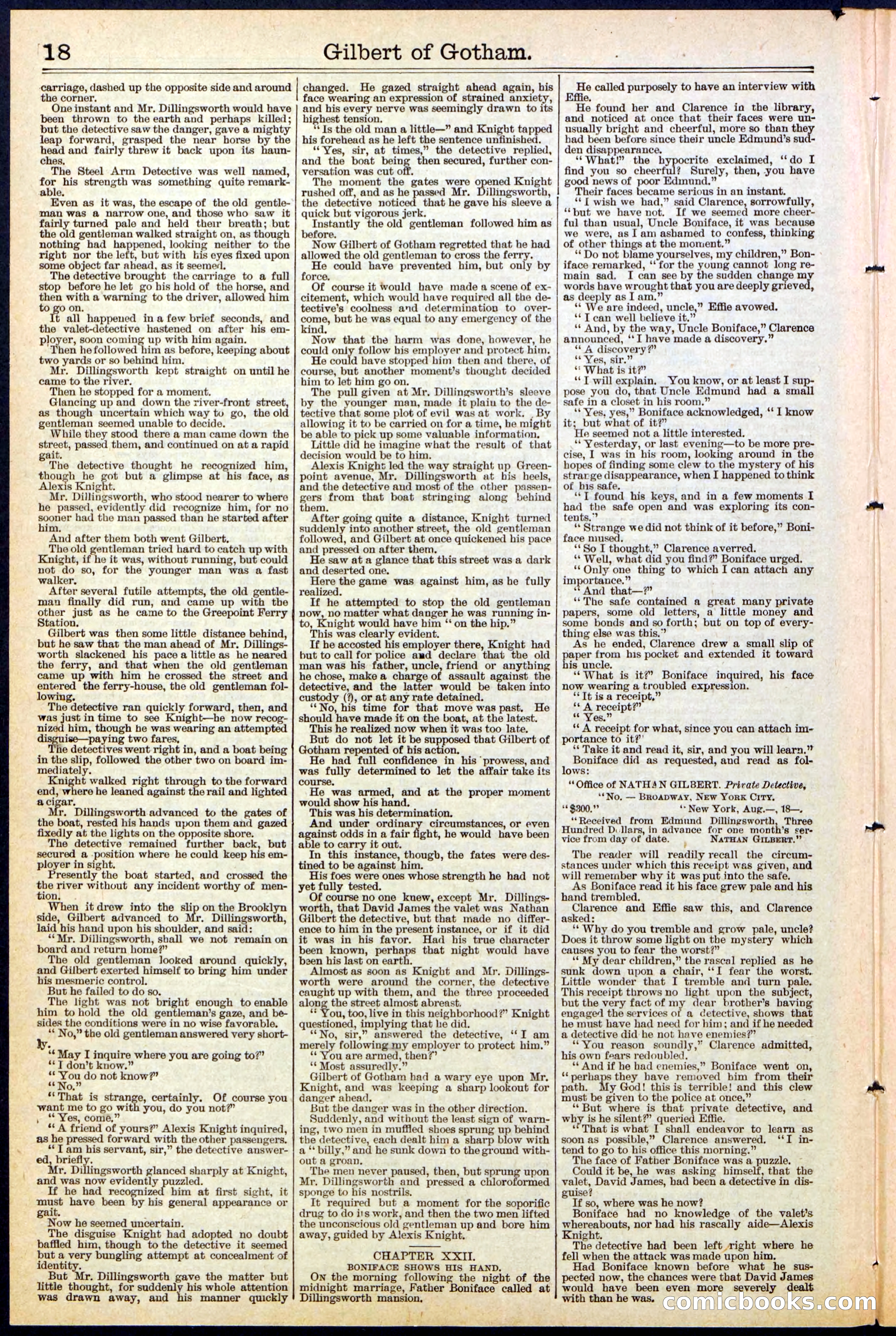 Beadle's Dime Library No. 473 — page 18 of 32