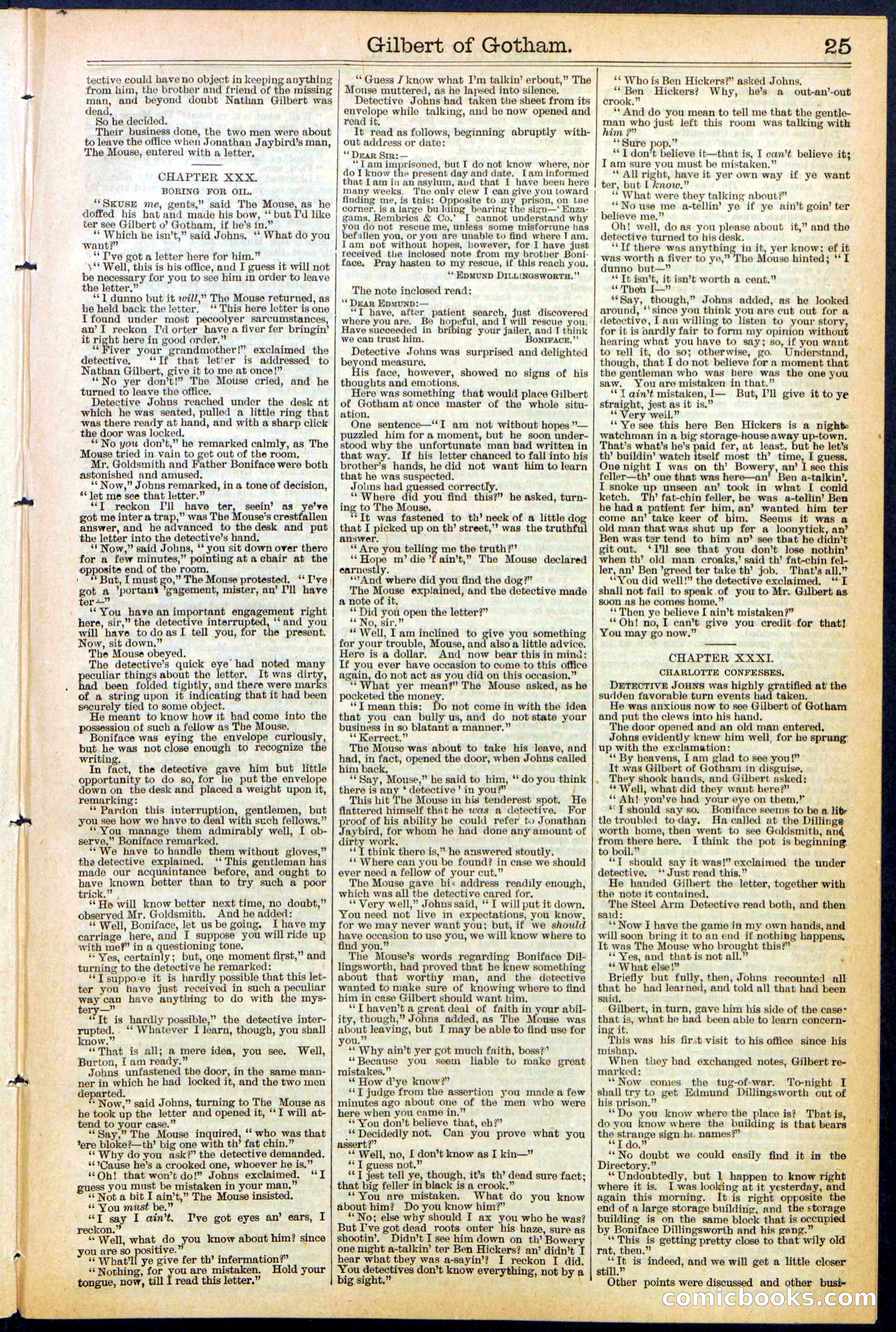 Beadle's Dime Library No. 473 — page 25 of 32