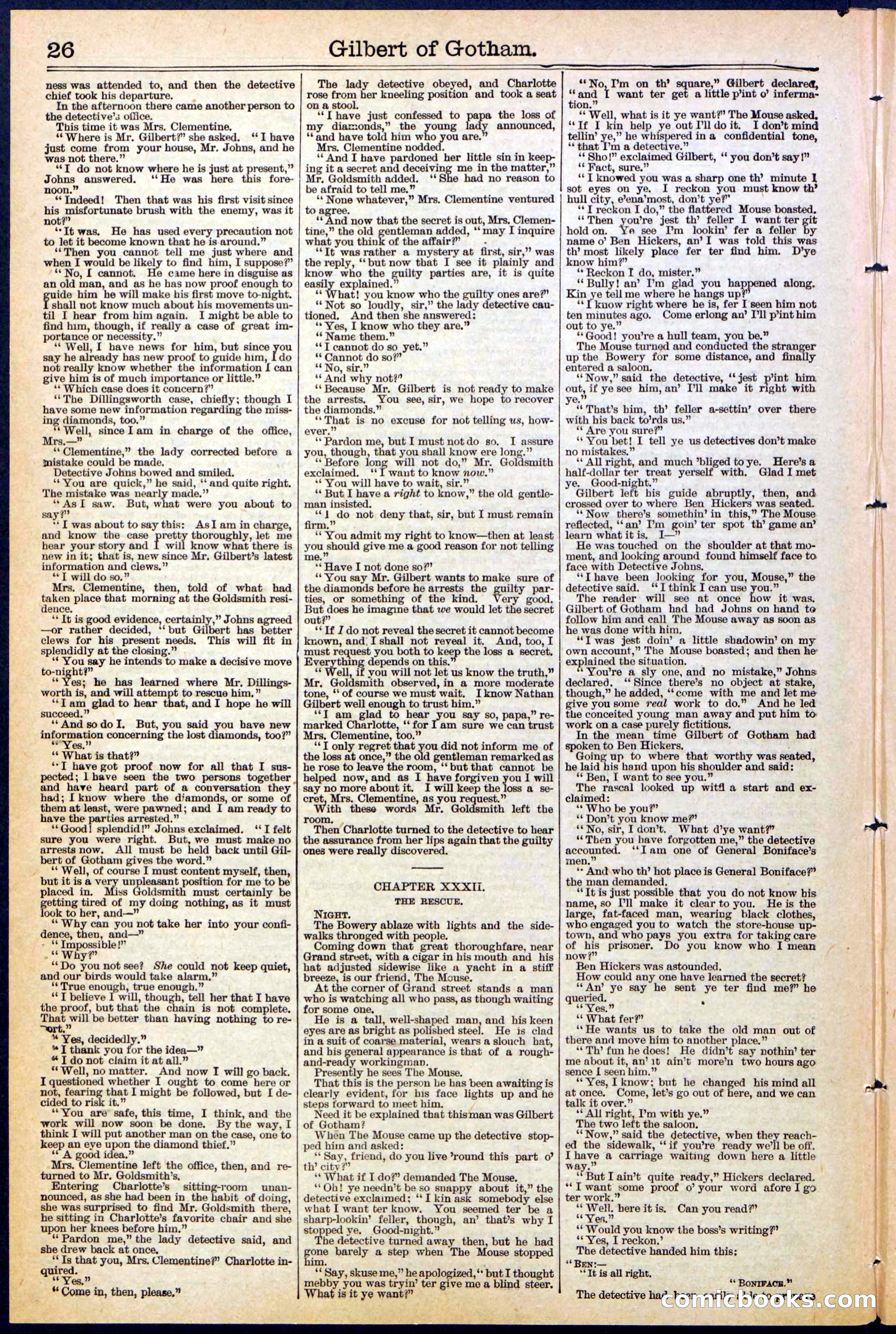 Beadle's Dime Library No. 473 — page 26 of 32