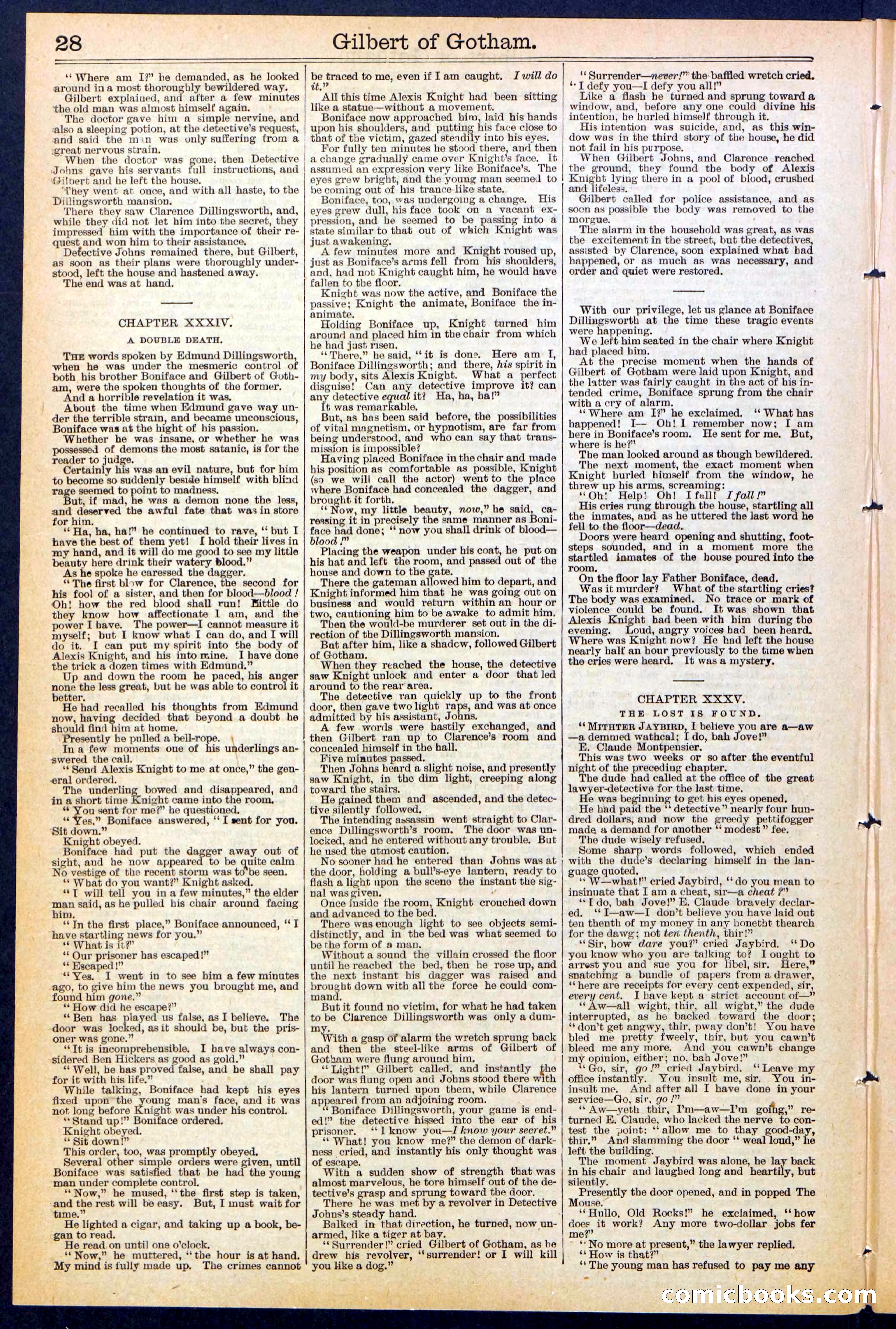 Beadle's Dime Library No. 473 — page 28 of 32