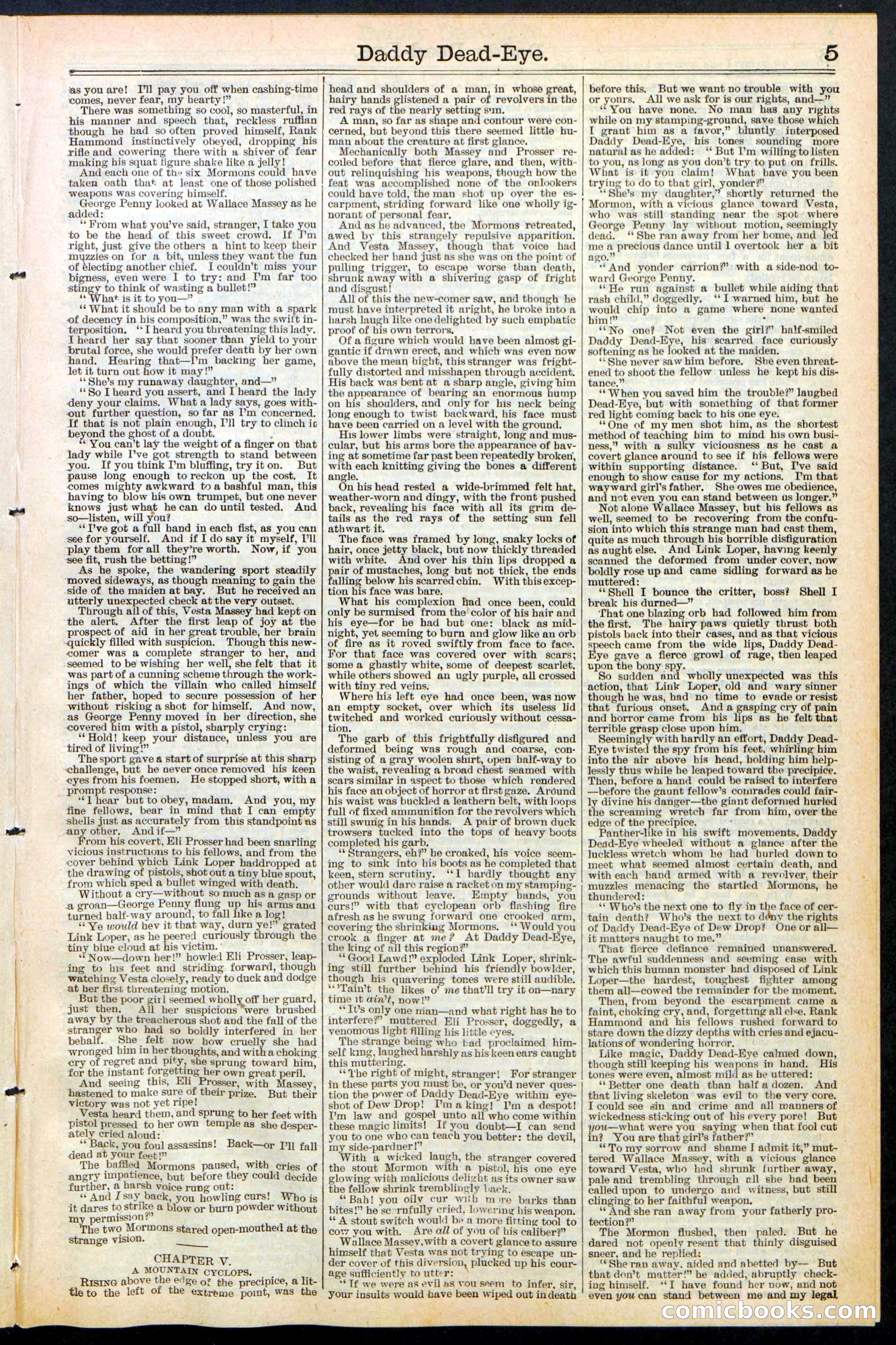 Beadle's New York Dime Library No. 474 — page 5 of 32