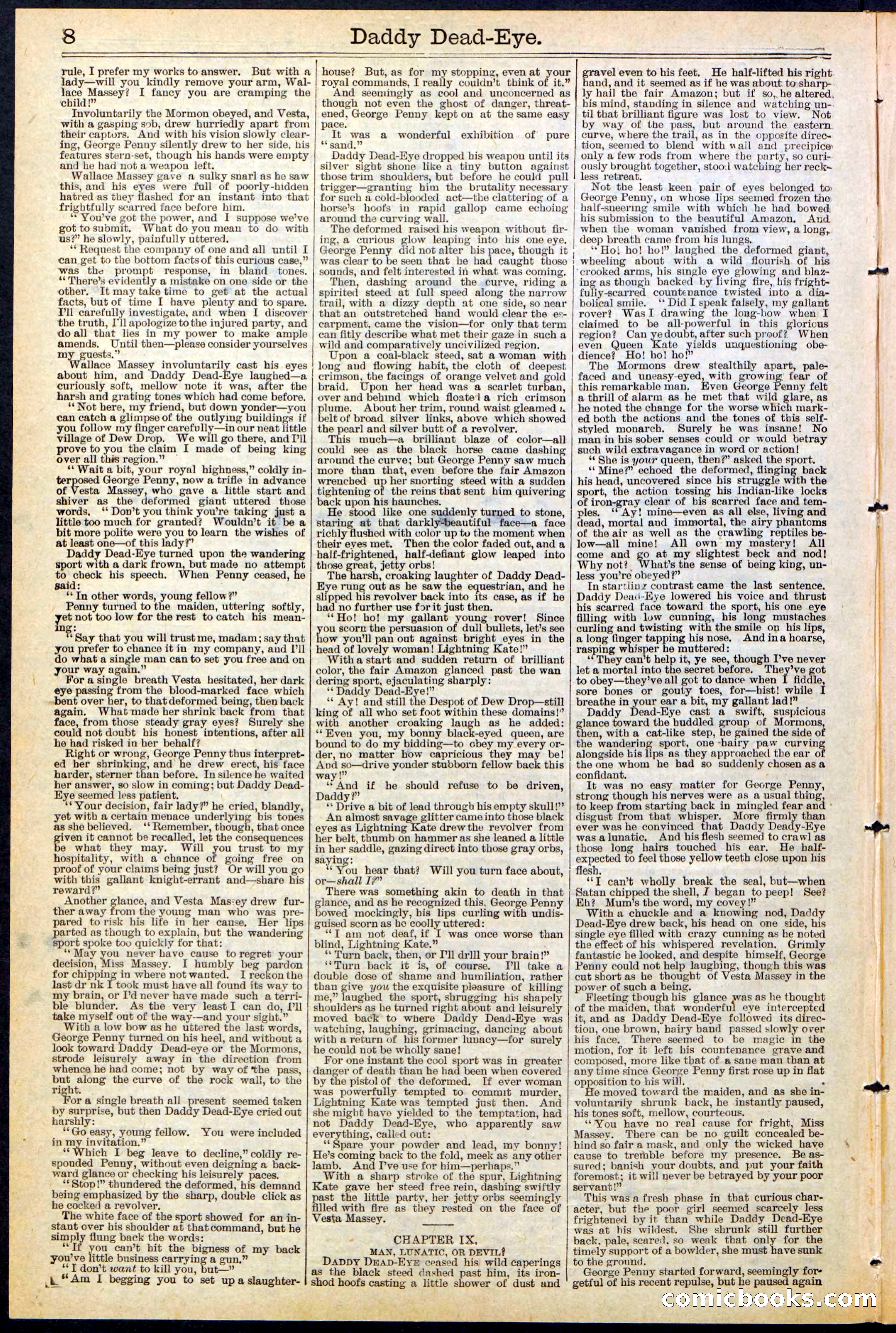 Beadle's New York Dime Library No. 474 — page 8 of 32