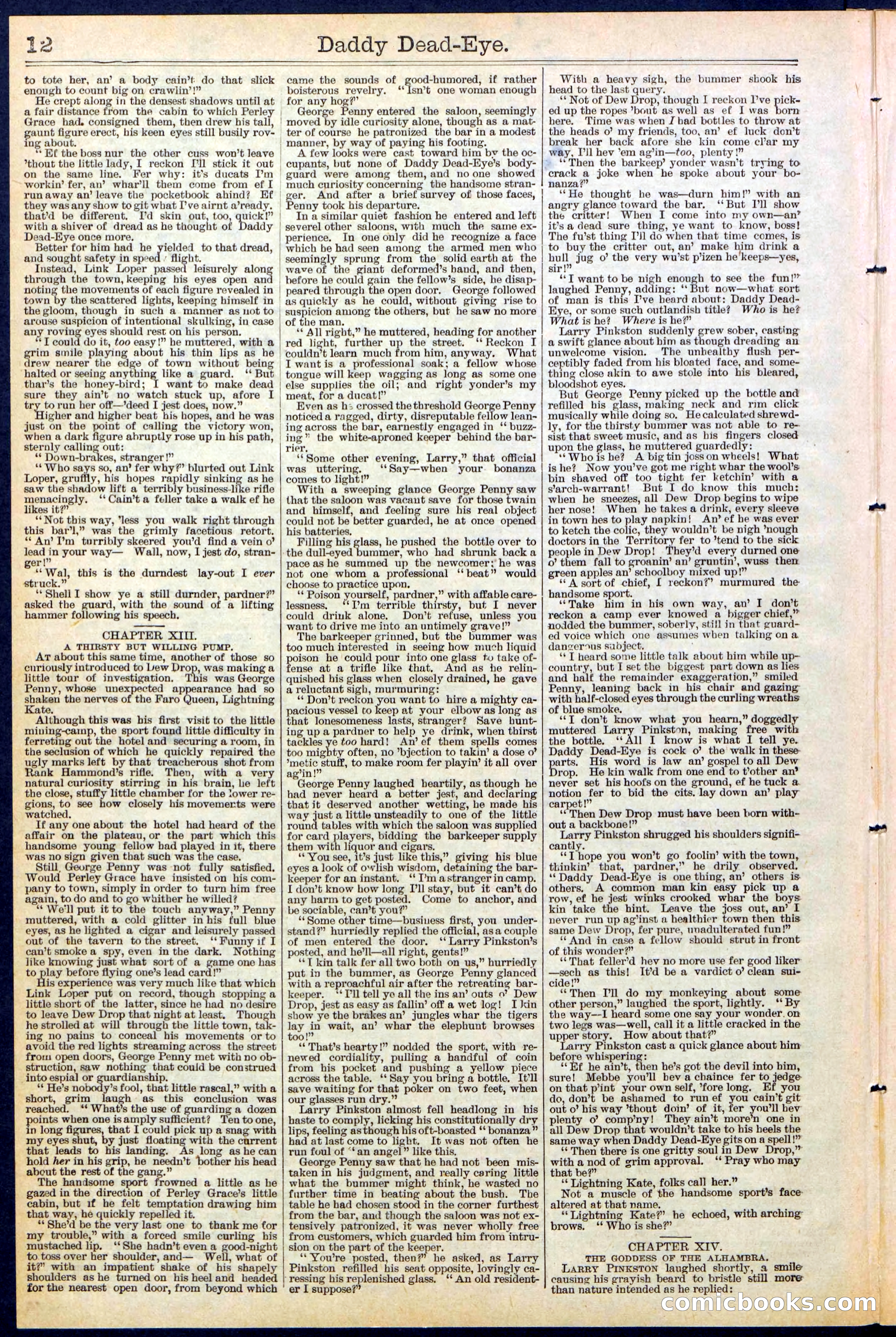 Beadle's New York Dime Library No. 474 — page 12 of 32