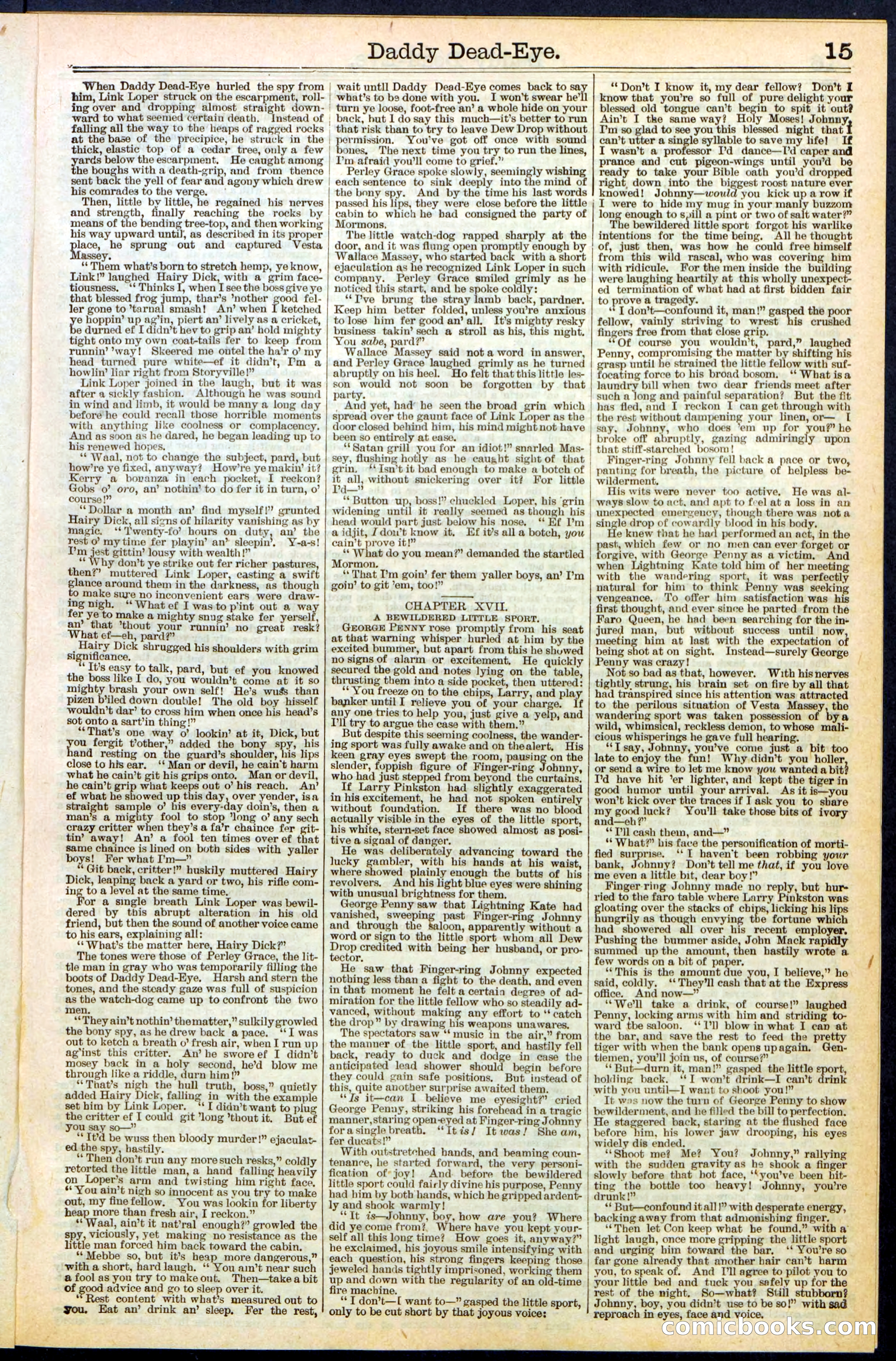 Beadle's New York Dime Library No. 474 — page 15 of 32