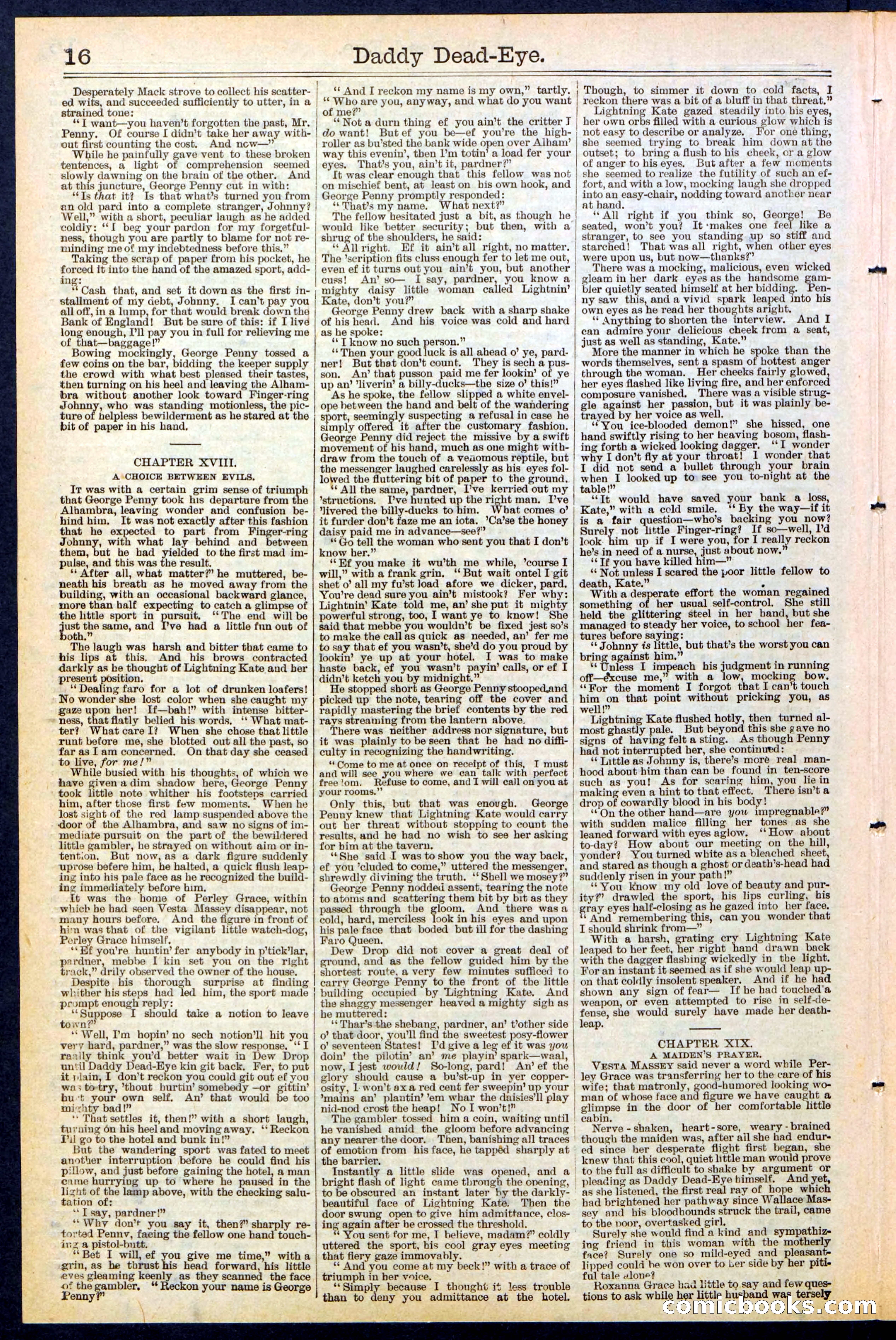 Beadle's New York Dime Library No. 474 — page 16 of 32