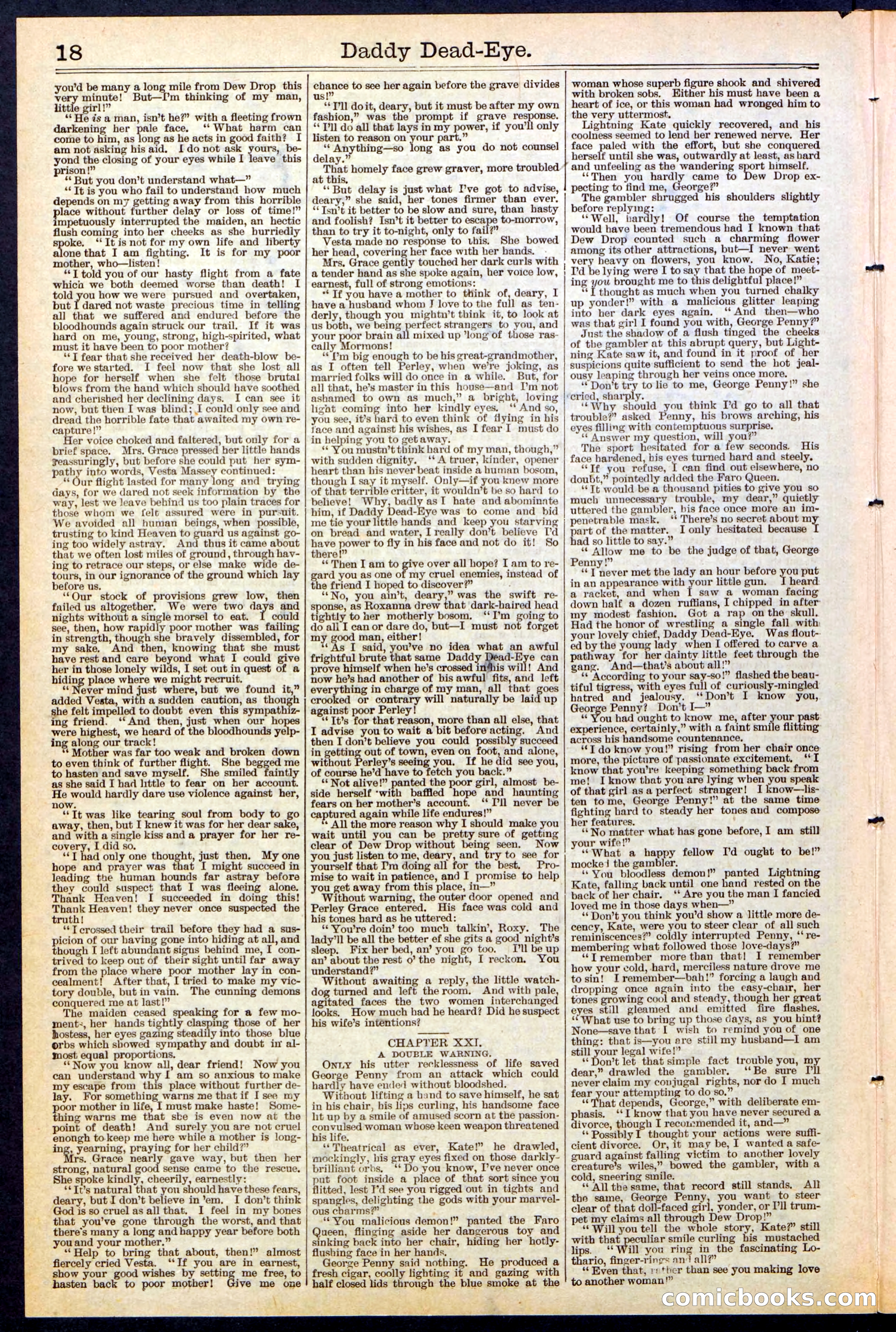 Beadle's New York Dime Library No. 474 — page 18 of 32