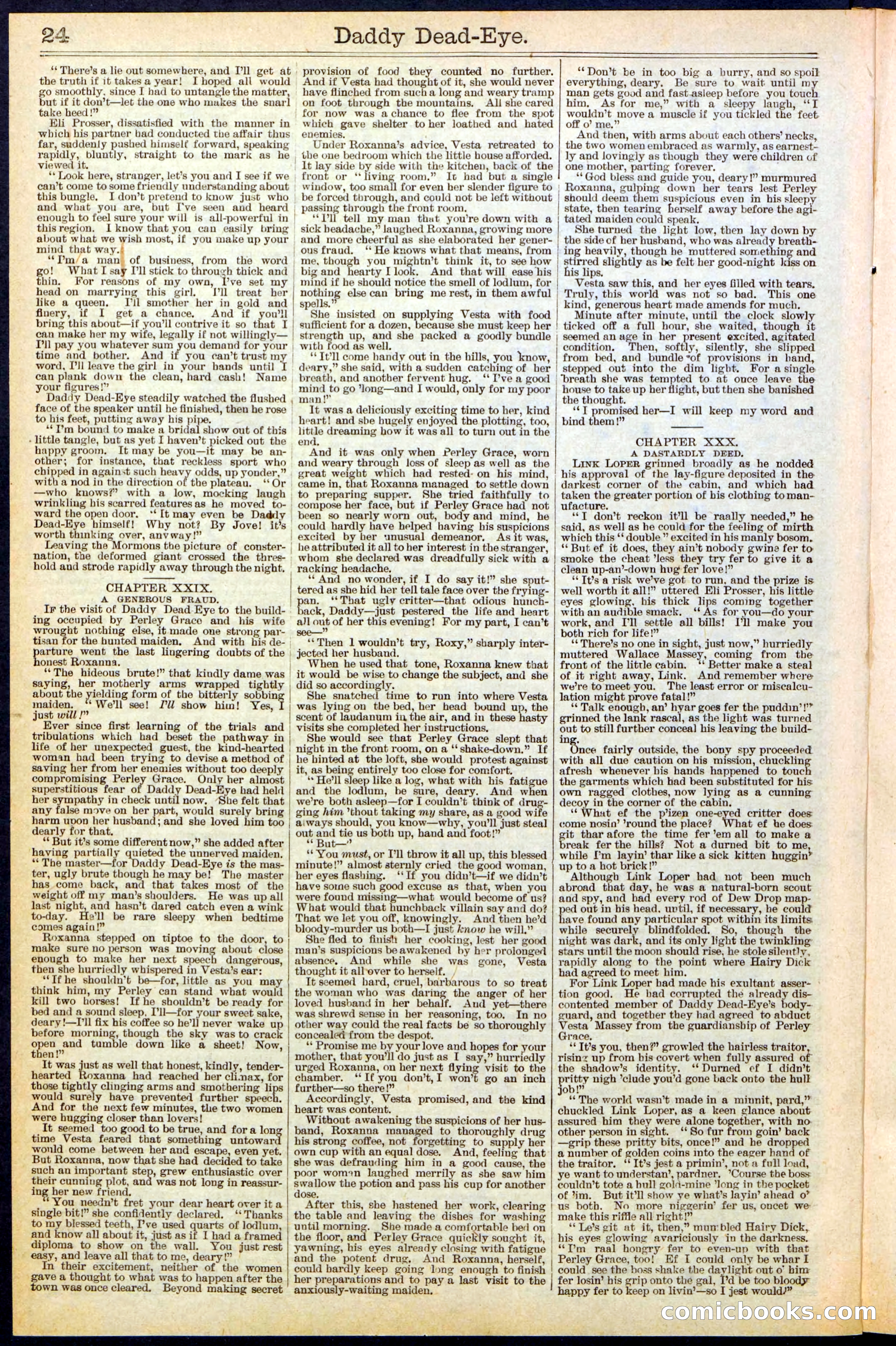 Beadle's New York Dime Library No. 474 — page 24 of 32