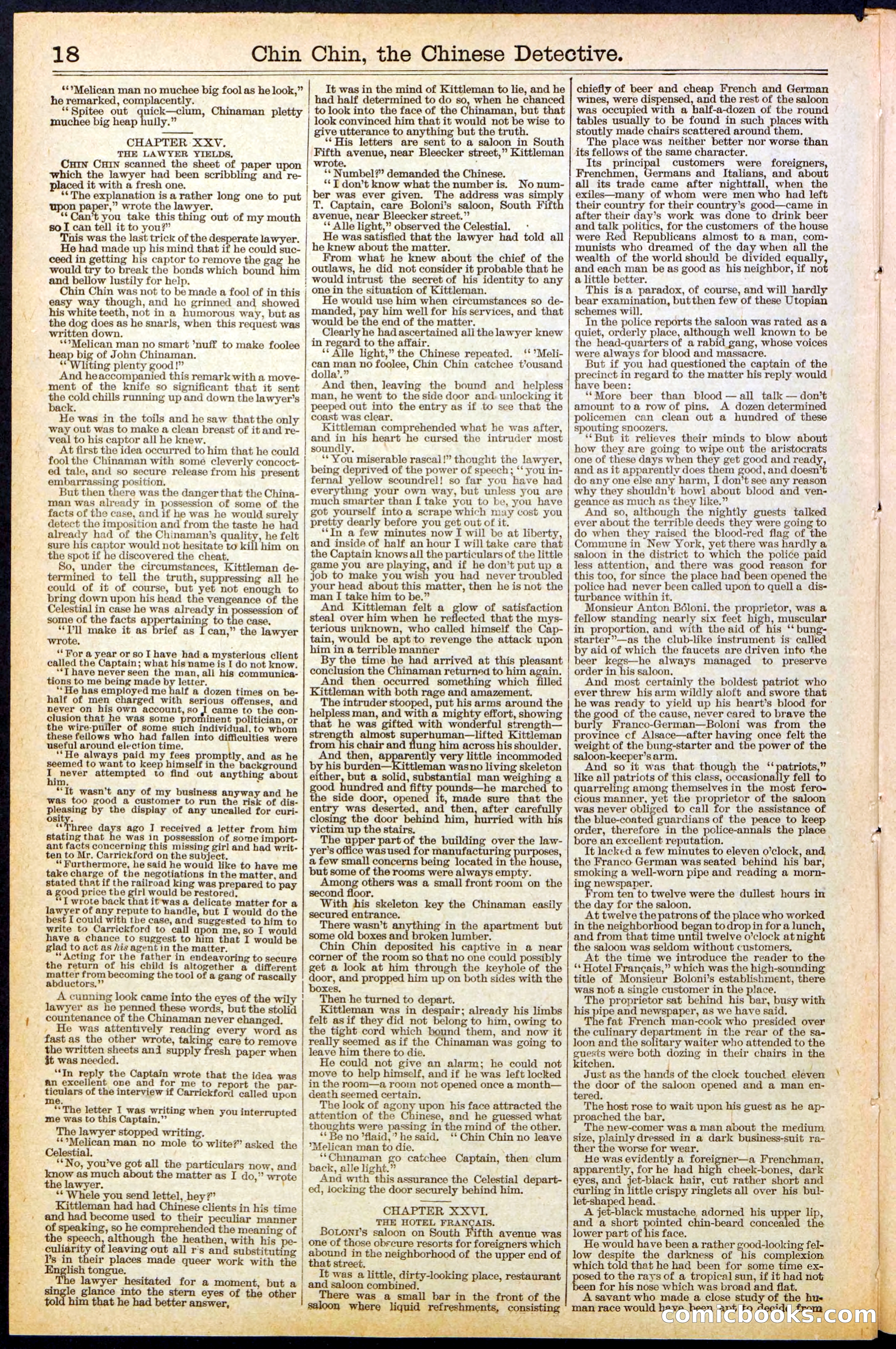 Beadle's New York Dime Library, No. 475 — page 18 of 32