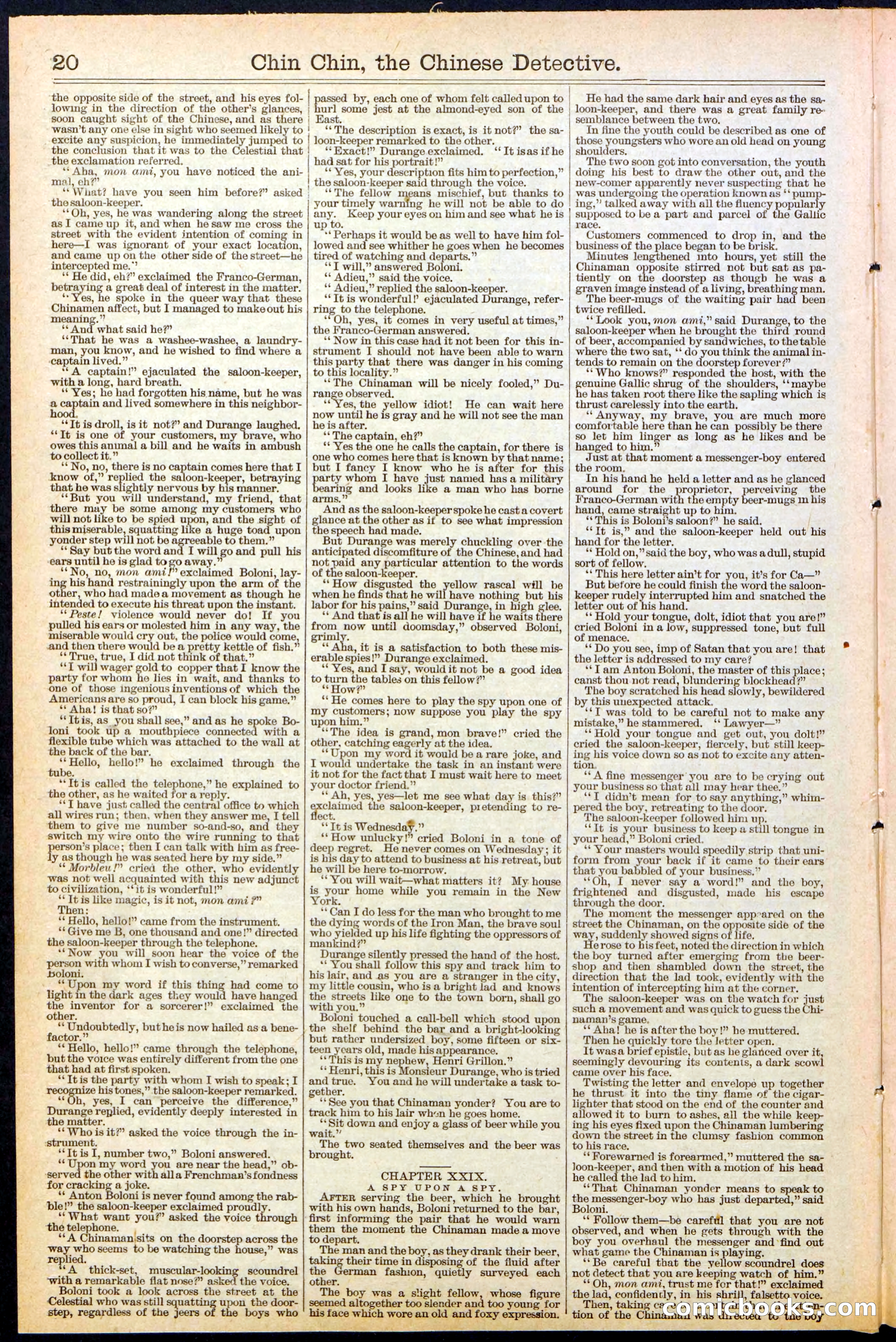 Beadle's New York Dime Library, No. 475 — page 20 of 32