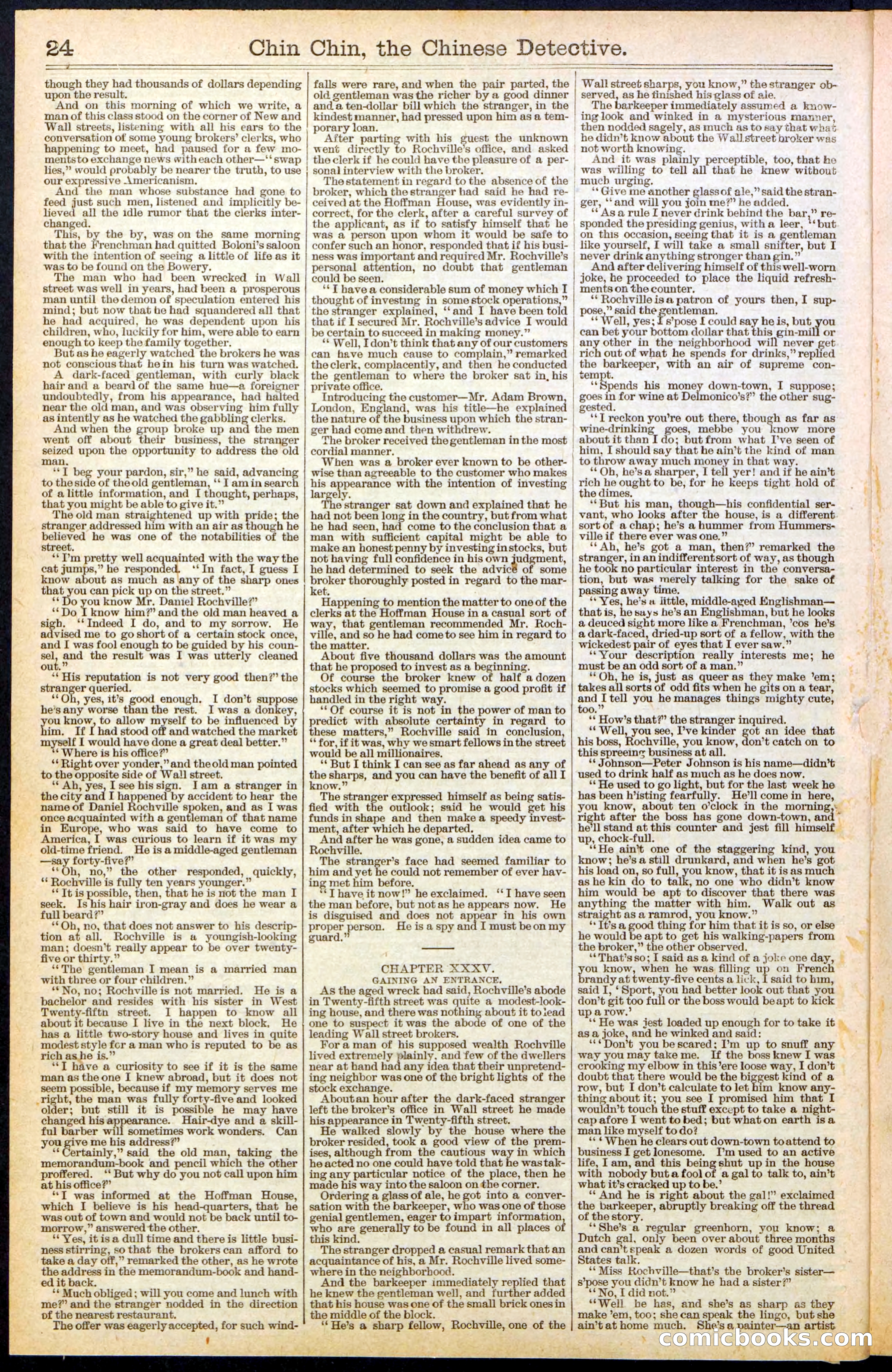 Beadle's New York Dime Library, No. 475 — page 24 of 32
