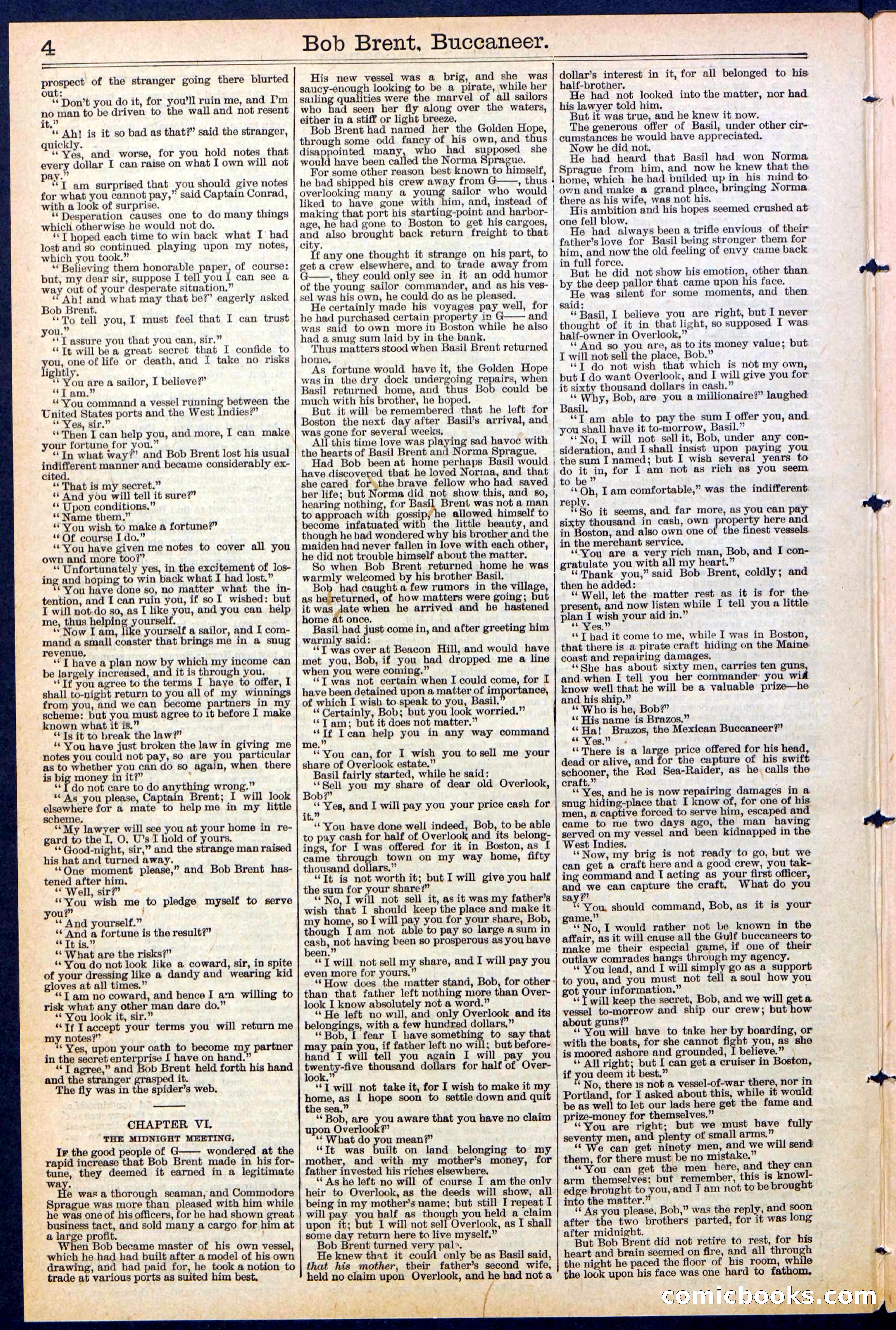 Beadle's New York Dime Library No. 476 — page 4 of 32