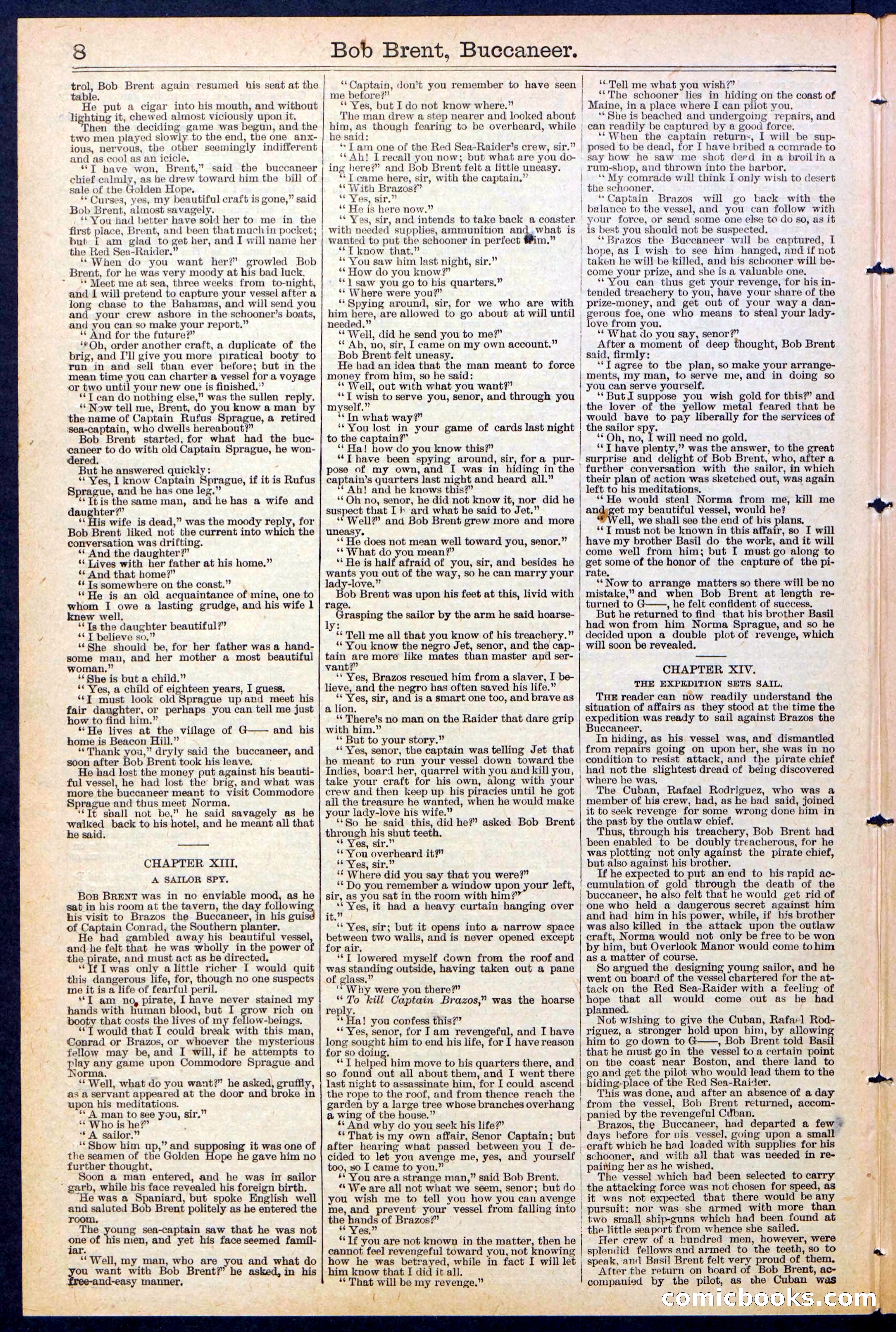 Beadle's New York Dime Library No. 476 — page 8 of 32