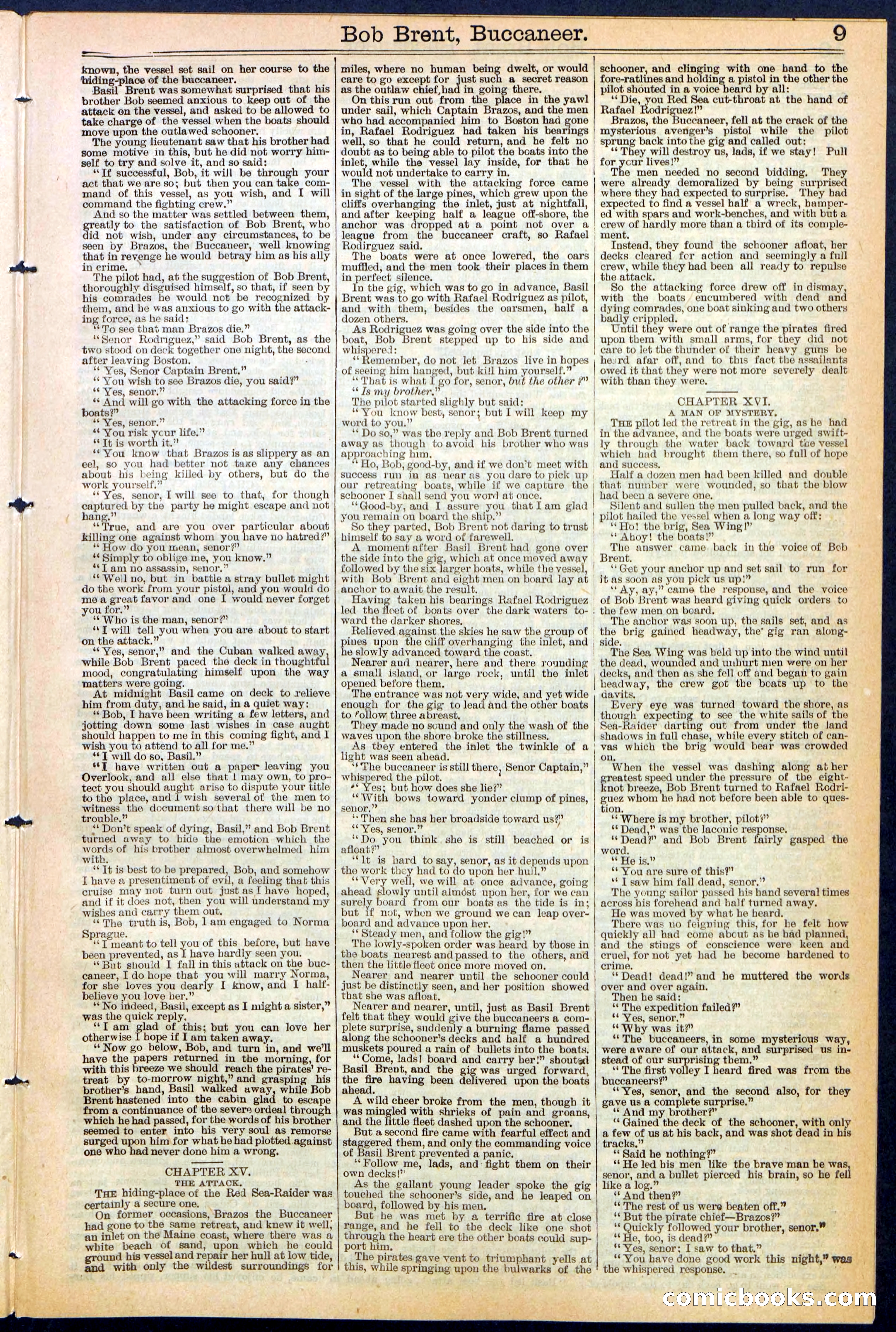 Beadle's New York Dime Library No. 476 — page 9 of 32