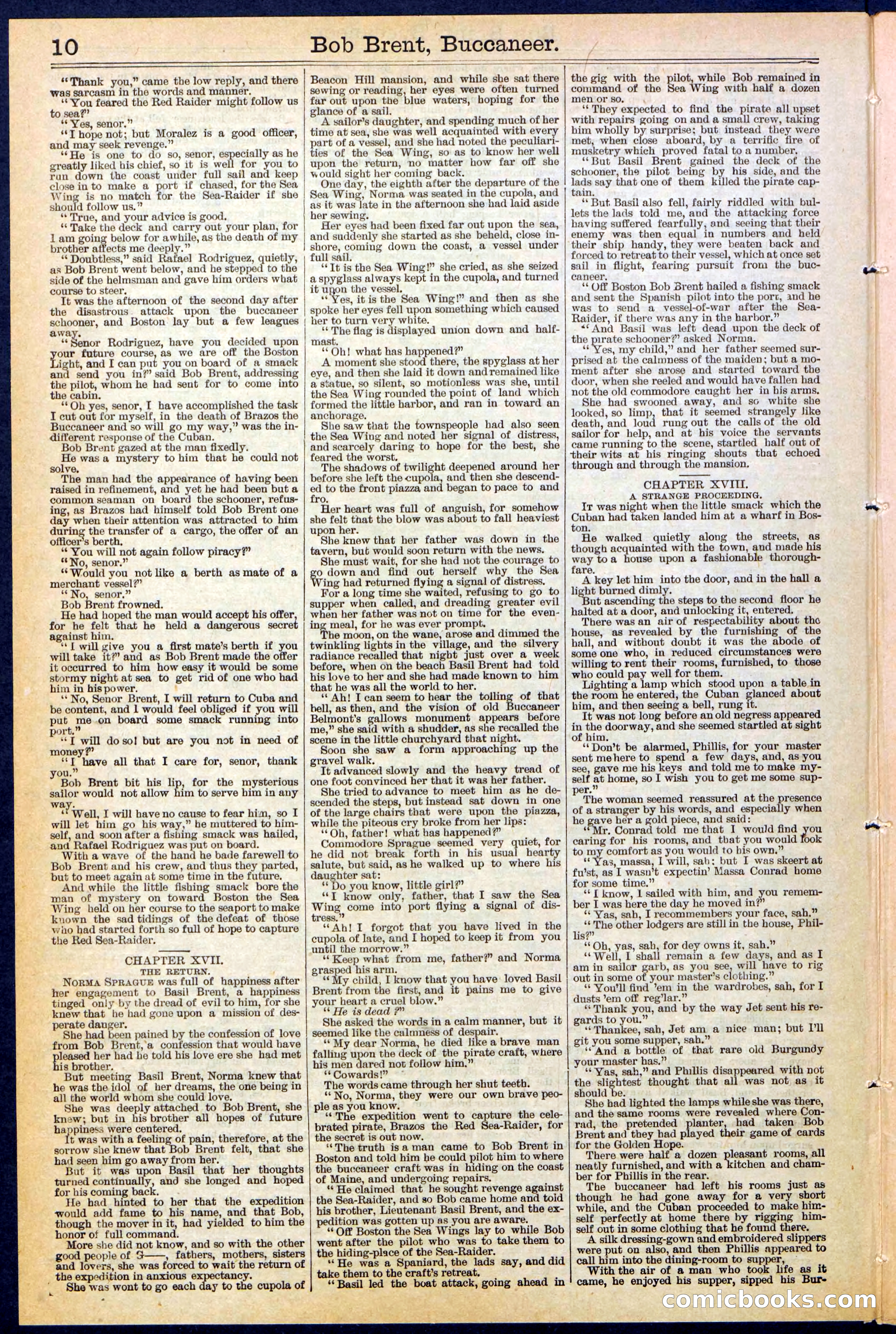 Beadle's New York Dime Library No. 476 — page 10 of 32