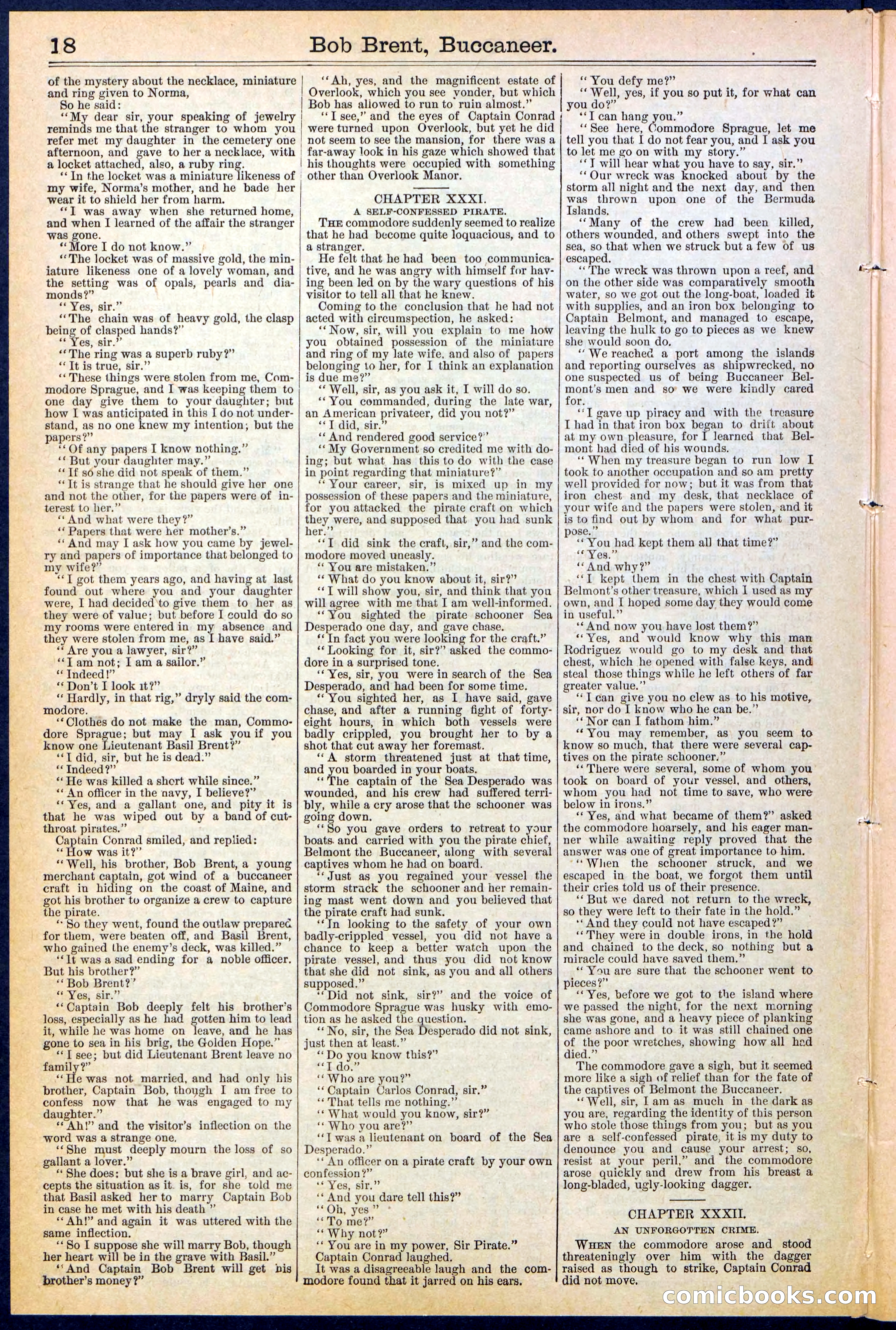 Beadle's New York Dime Library No. 476 — page 18 of 32