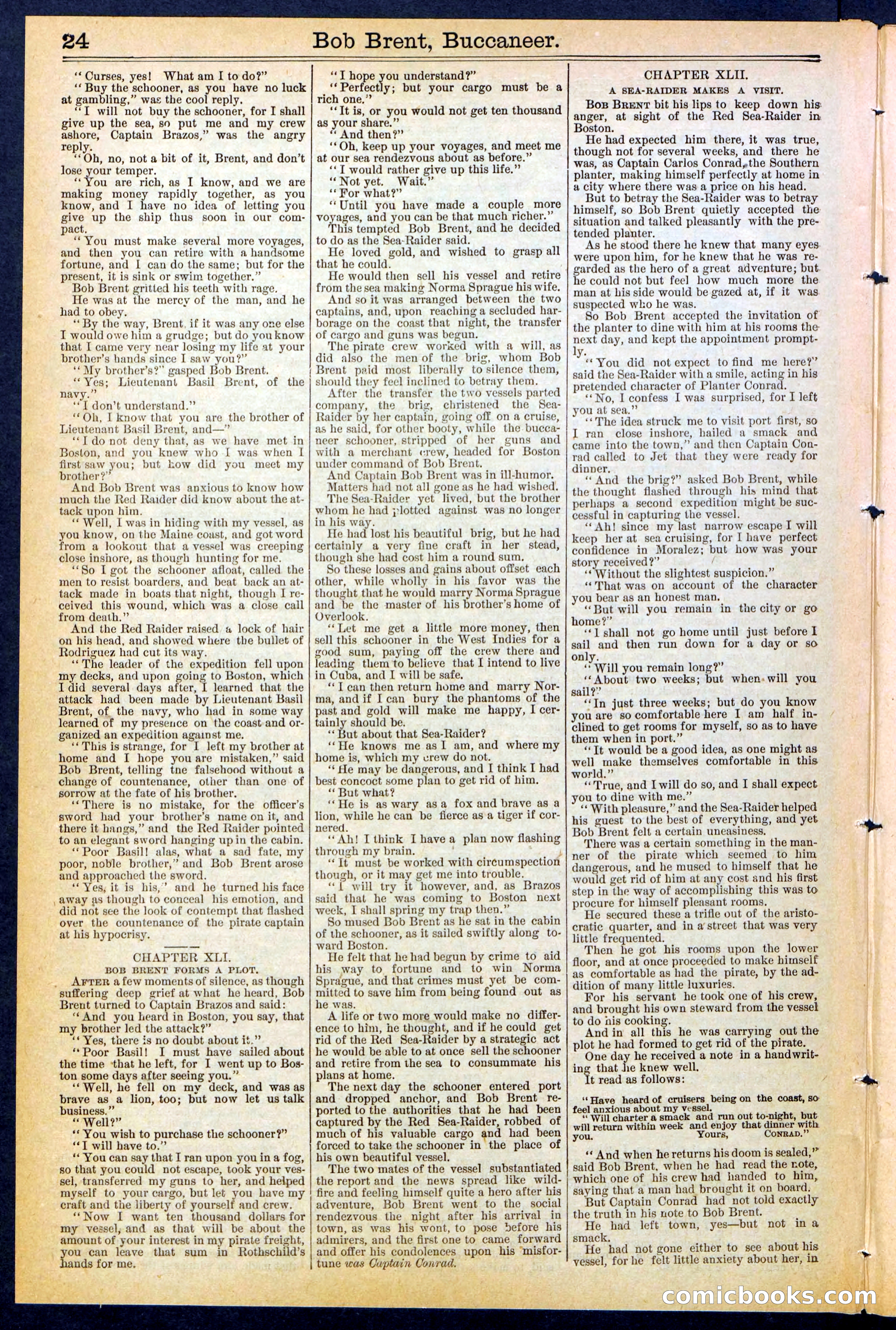 Beadle's New York Dime Library No. 476 — page 24 of 32