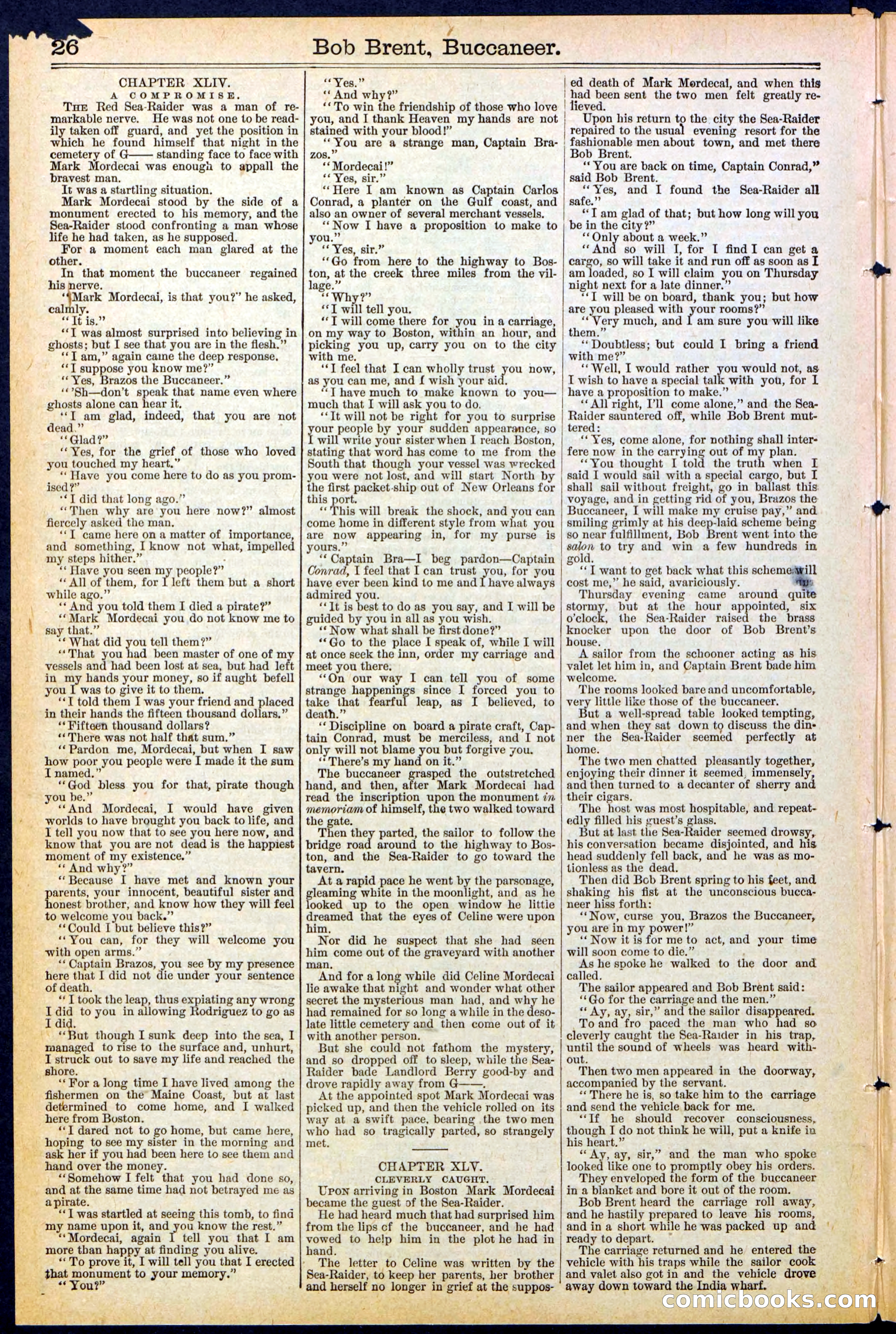 Beadle's New York Dime Library No. 476 — page 26 of 32