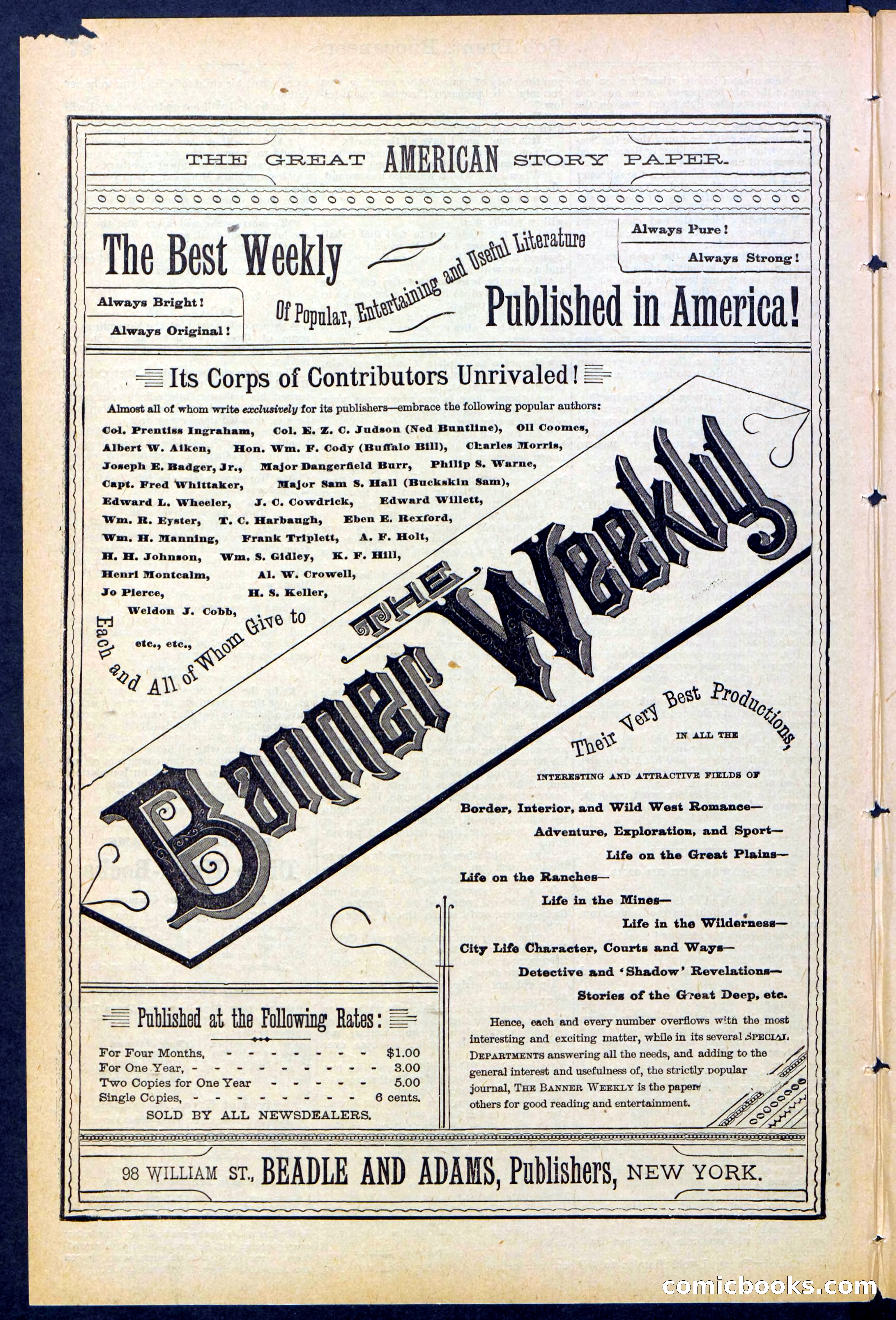 Beadle's New York Dime Library No. 476 — page 28 of 32
